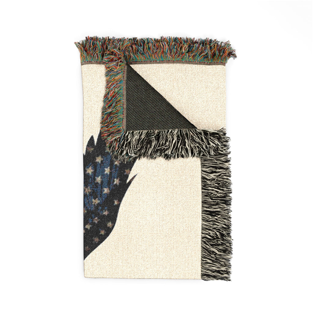American Woman Woven Blanket