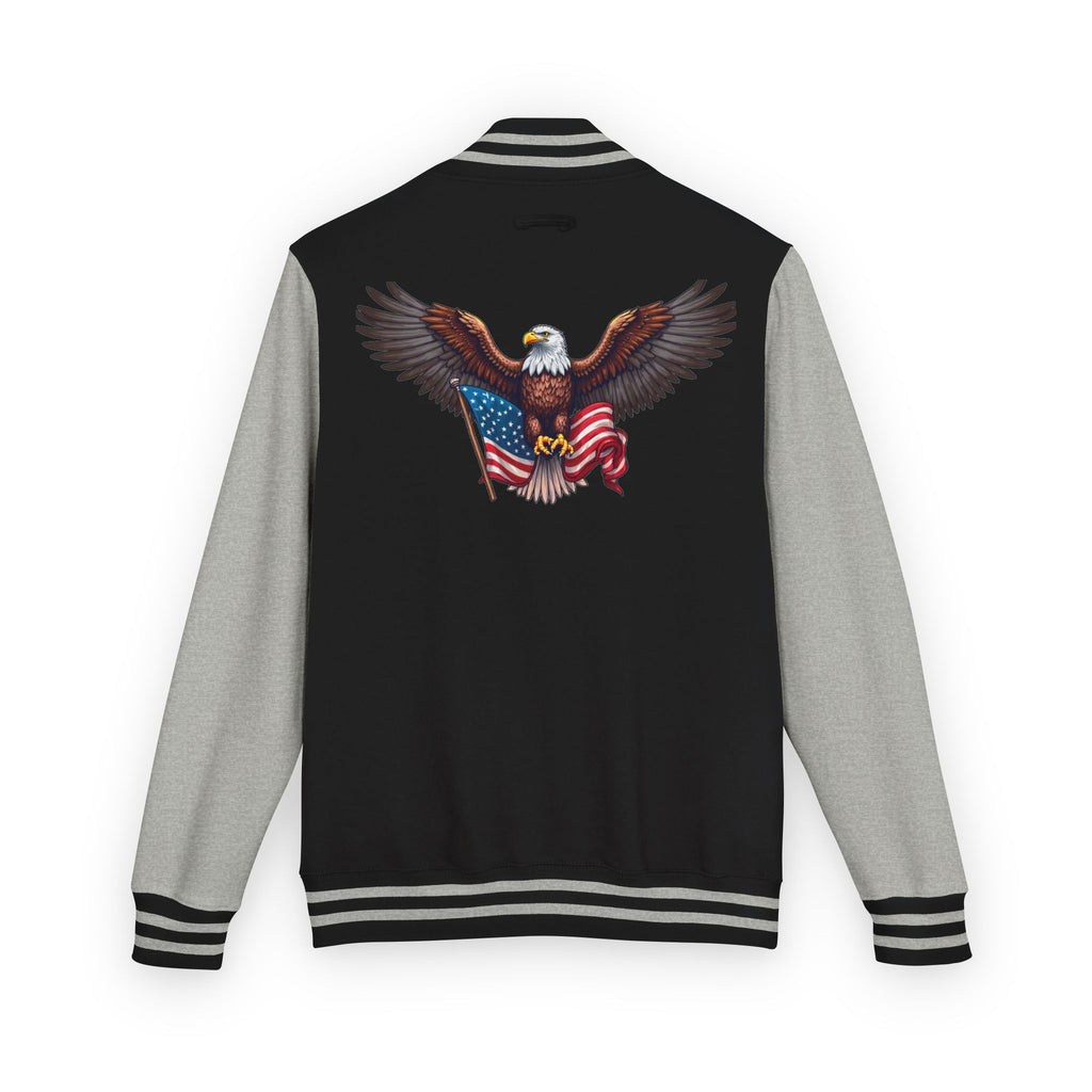 Patriotic Bald DJTgear Varsity Jacket