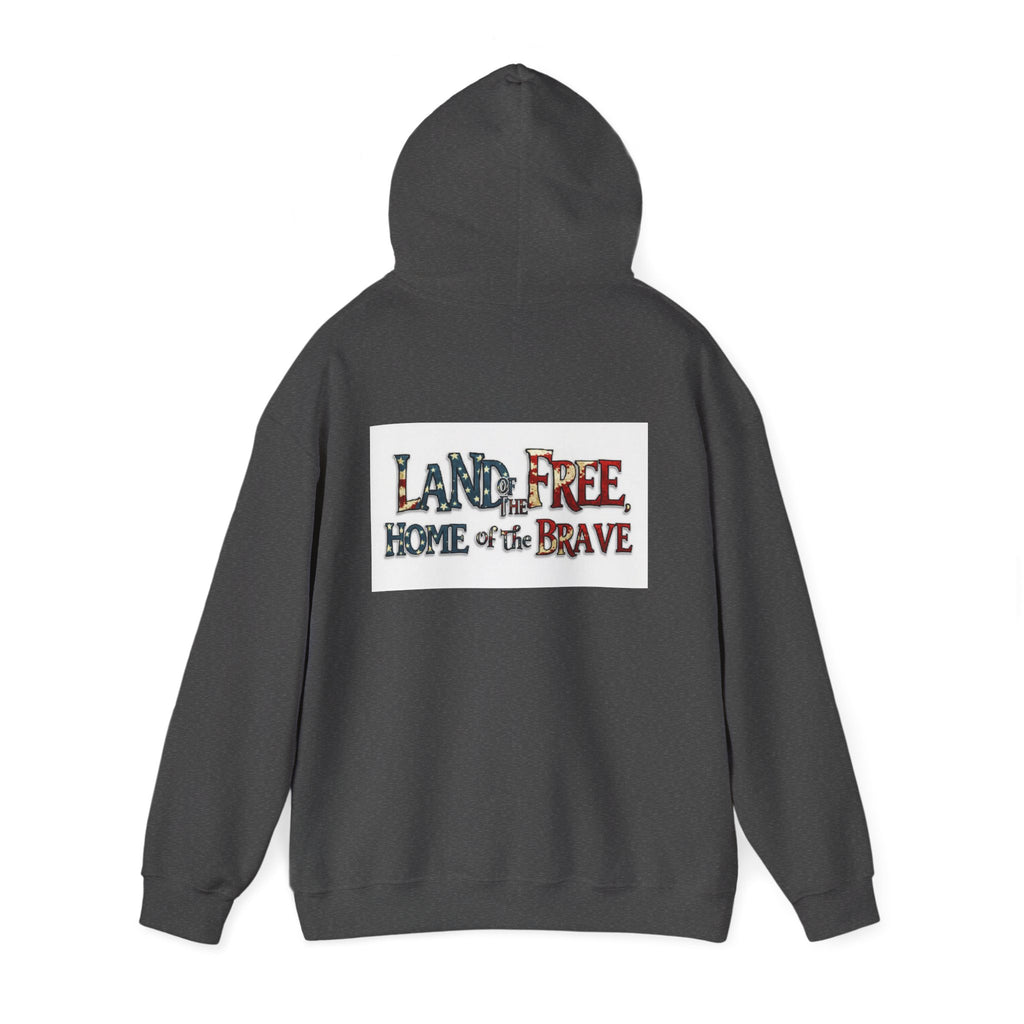 American 'Land of the Free, Home of the Brave' Hoodie