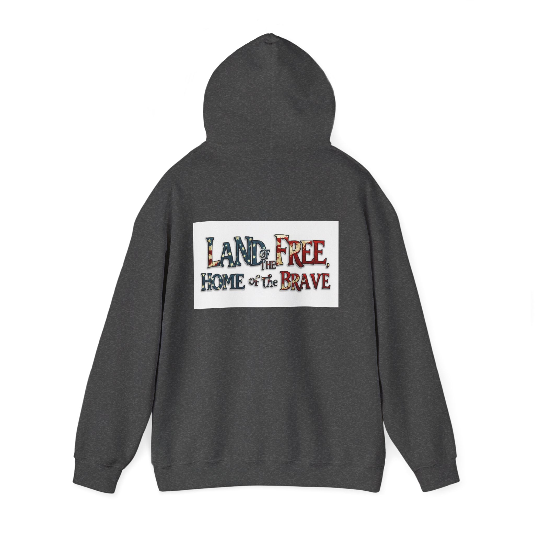 American 'Land of the Free, Home of the Brave' Hoodie