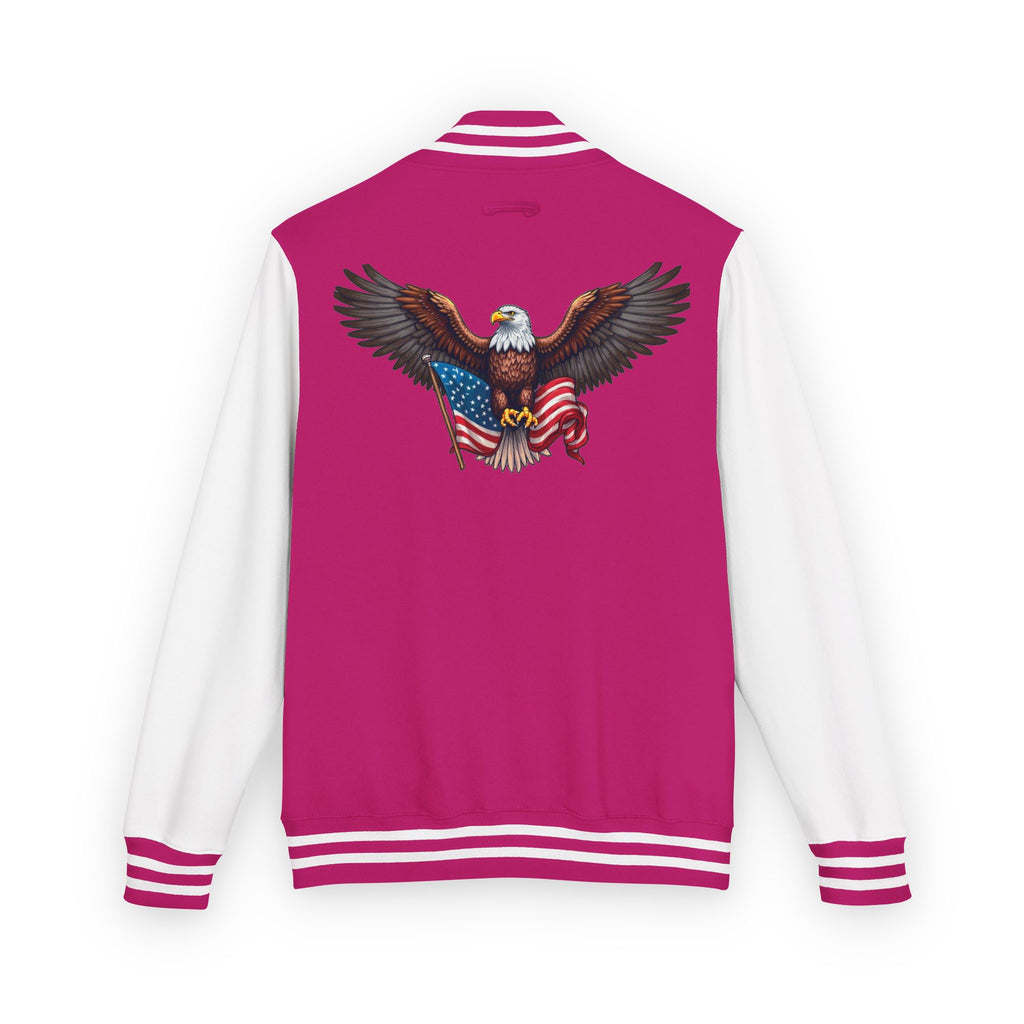 Patriotic Bald DJTgear Varsity Jacket
