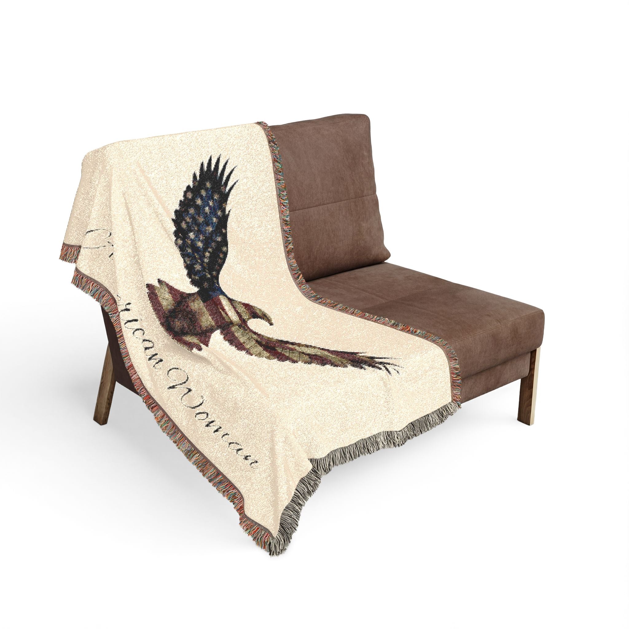 American Woman Woven Blanket