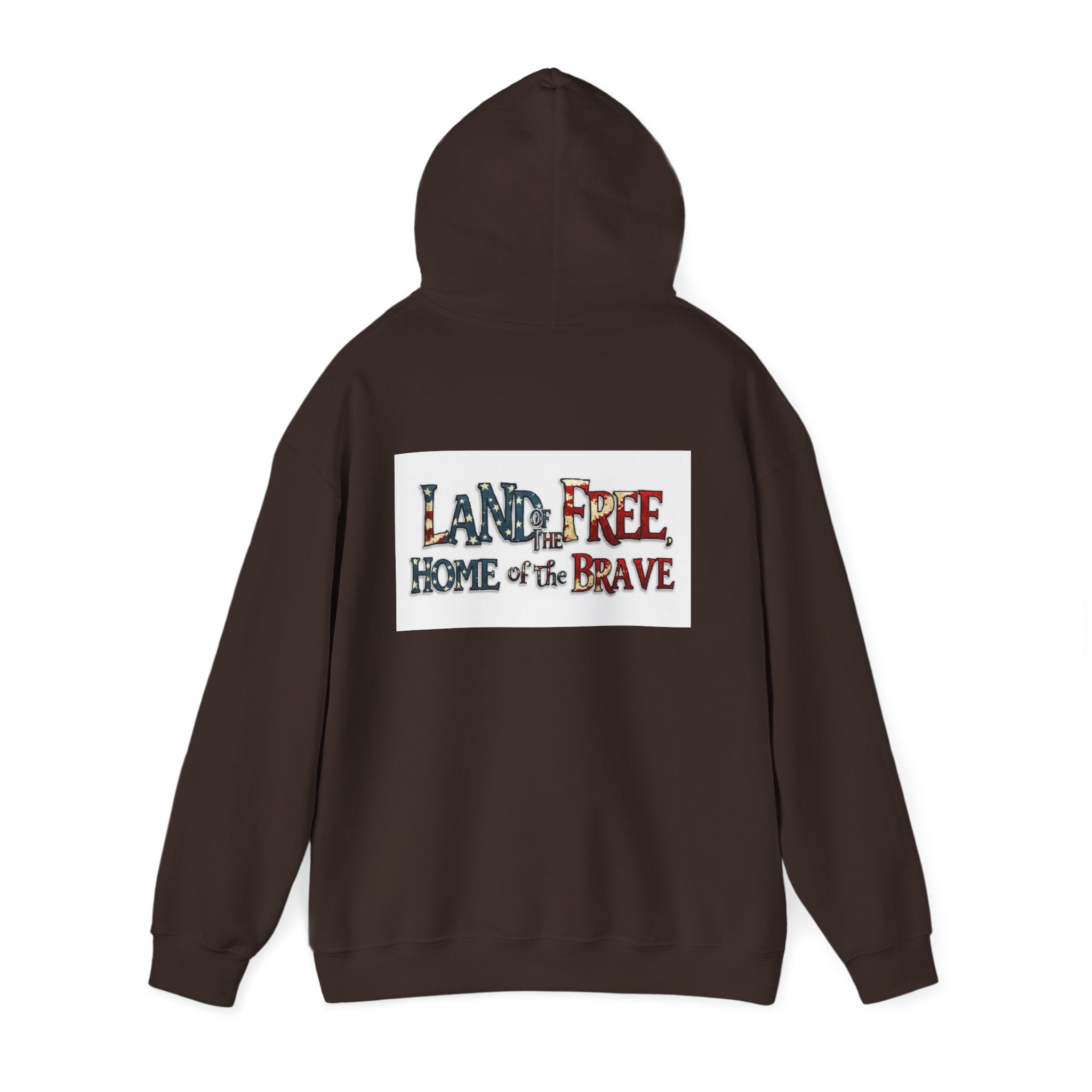 American 'Land of the Free, Home of the Brave' Hoodie