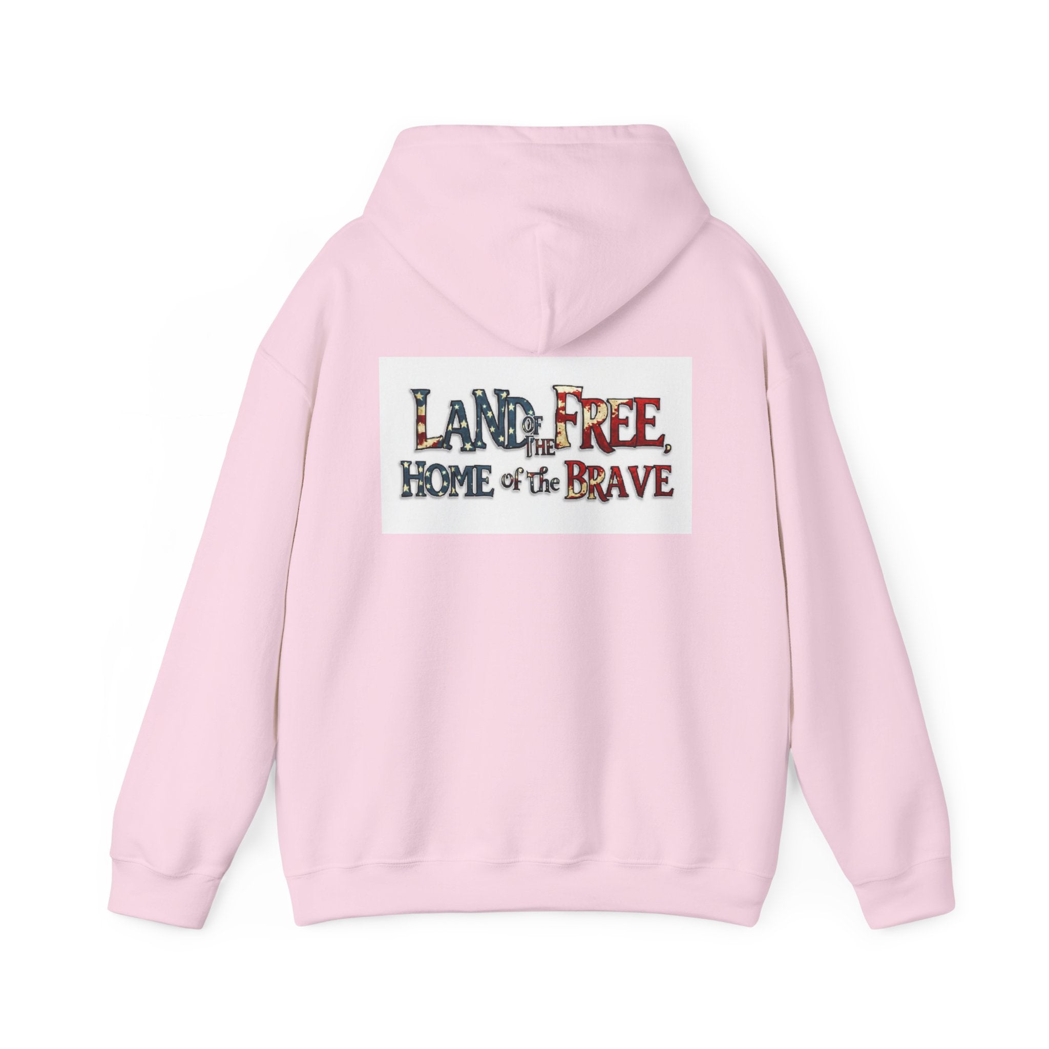 American 'Land of the Free, Home of the Brave' Hoodie