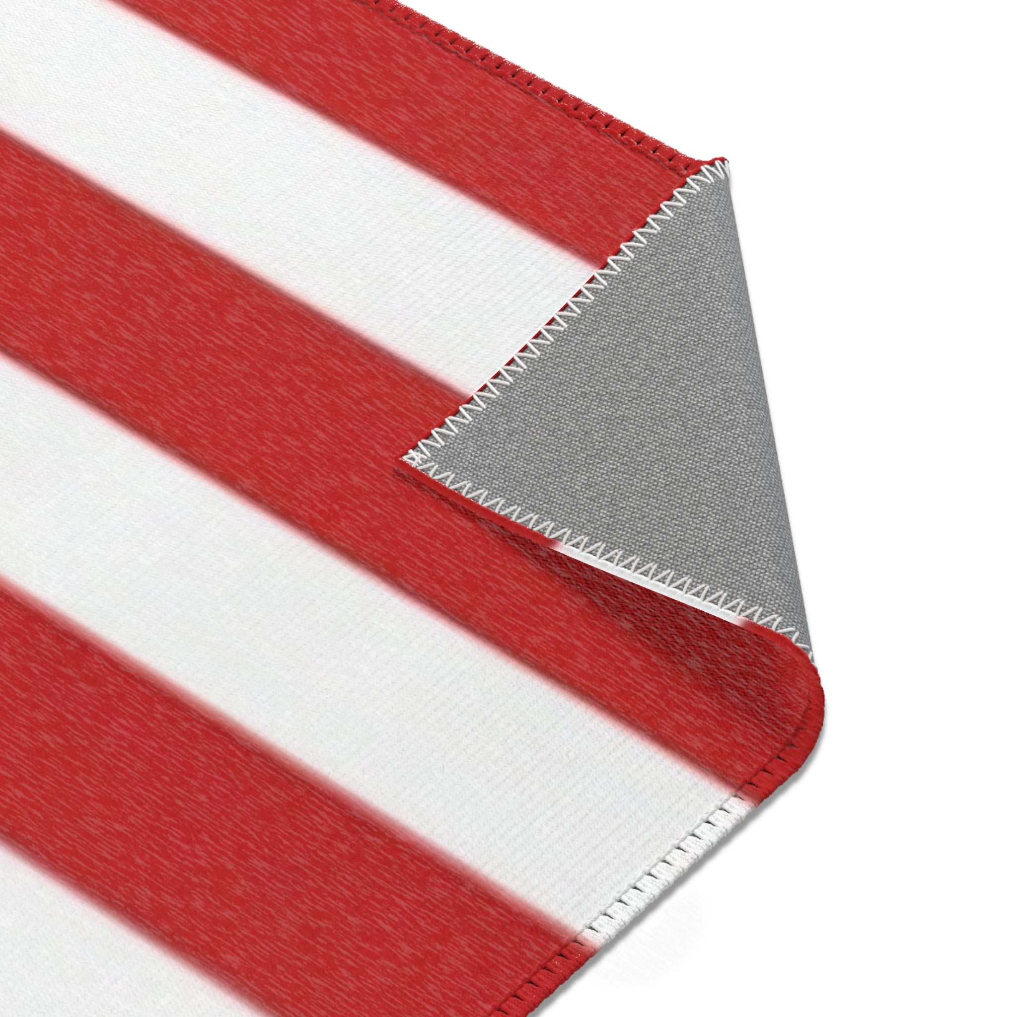 Patriotic Stars & Stripes Accent Rug