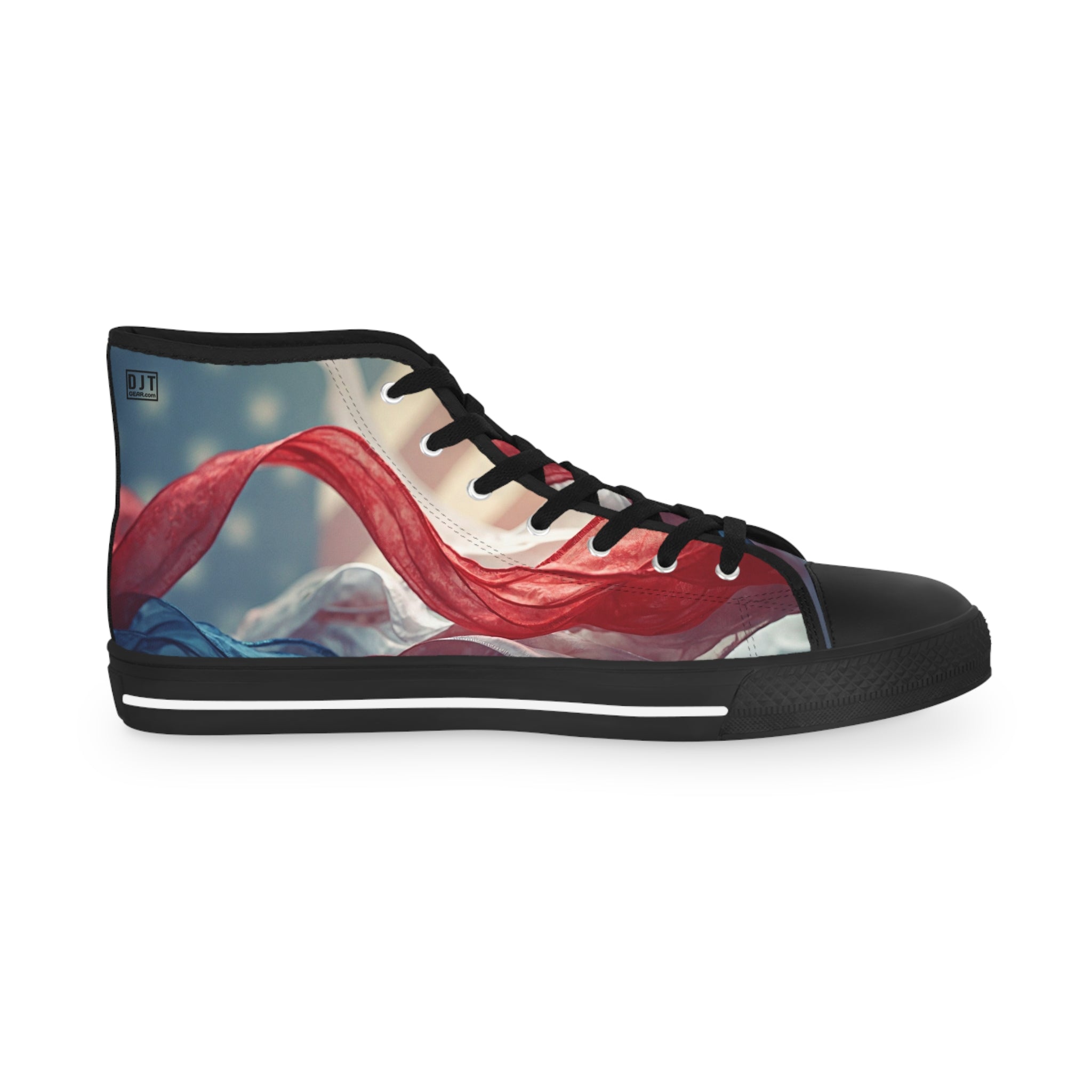Patriotic Red & Blue High Top Sneakers