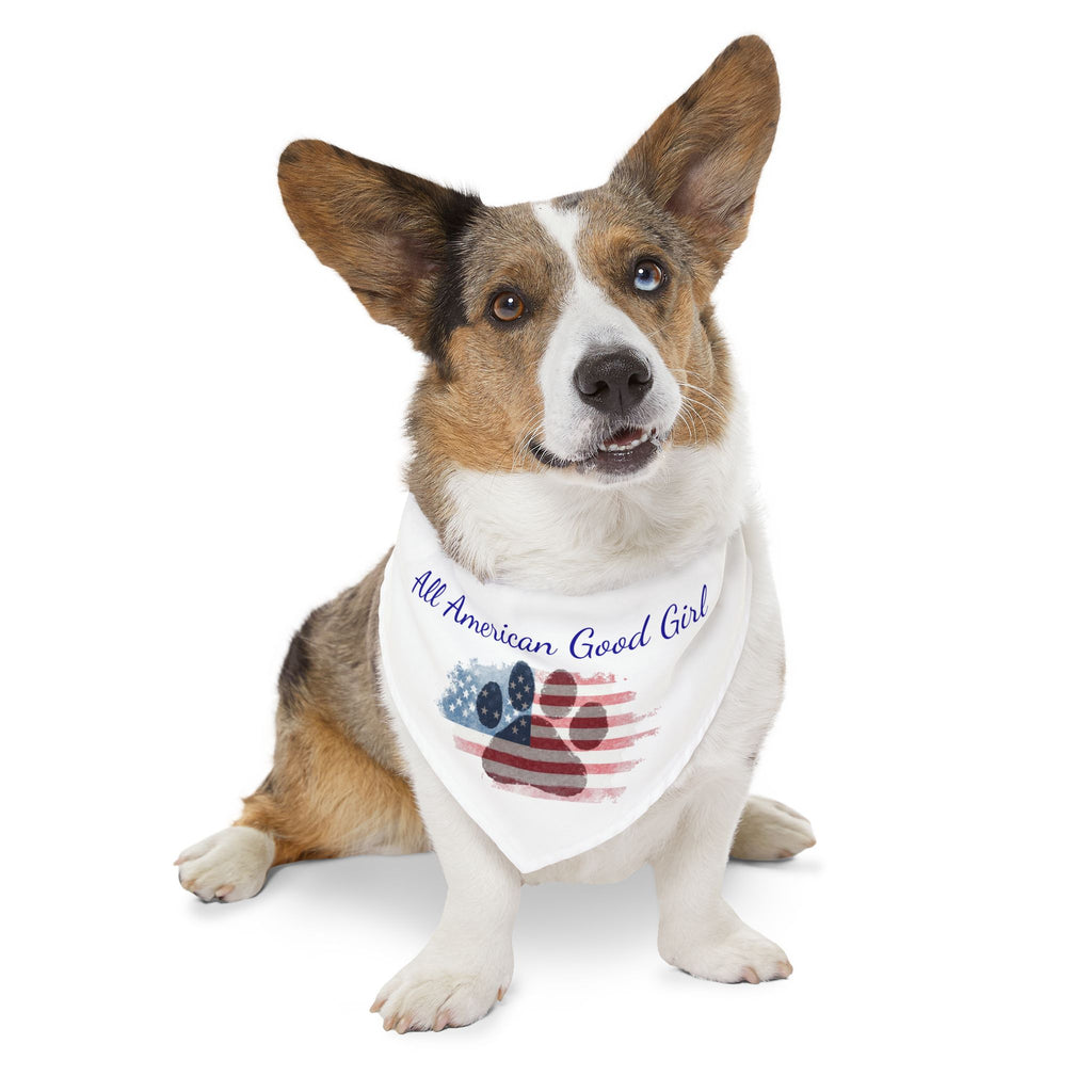 All American Good Girl Pet Bandana Collar