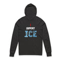 Ice Graphic Hooded Long Sleeve Tee — "I ICE" Novelty Hoodie Shirt