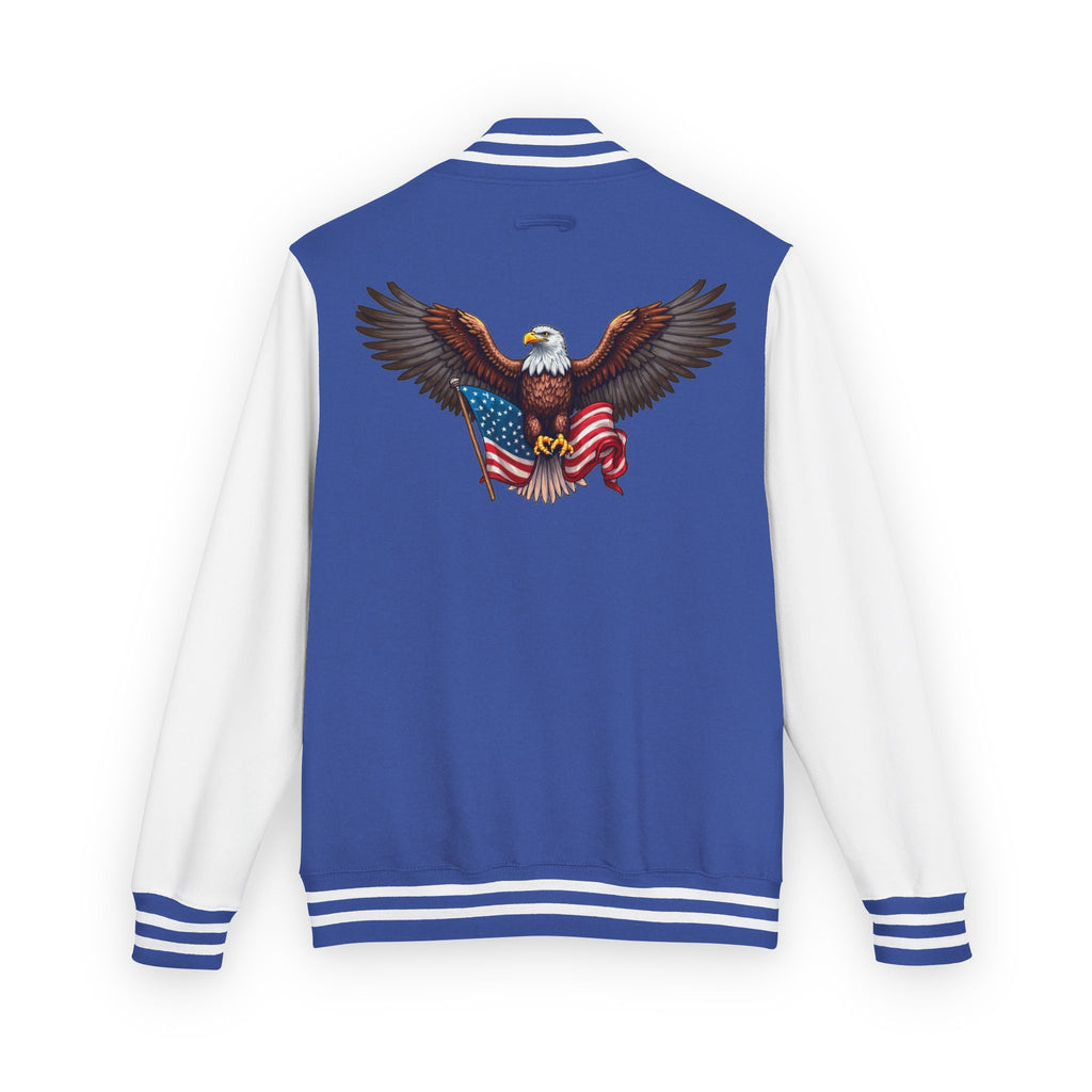 Patriotic Bald DJTgear Varsity Jacket