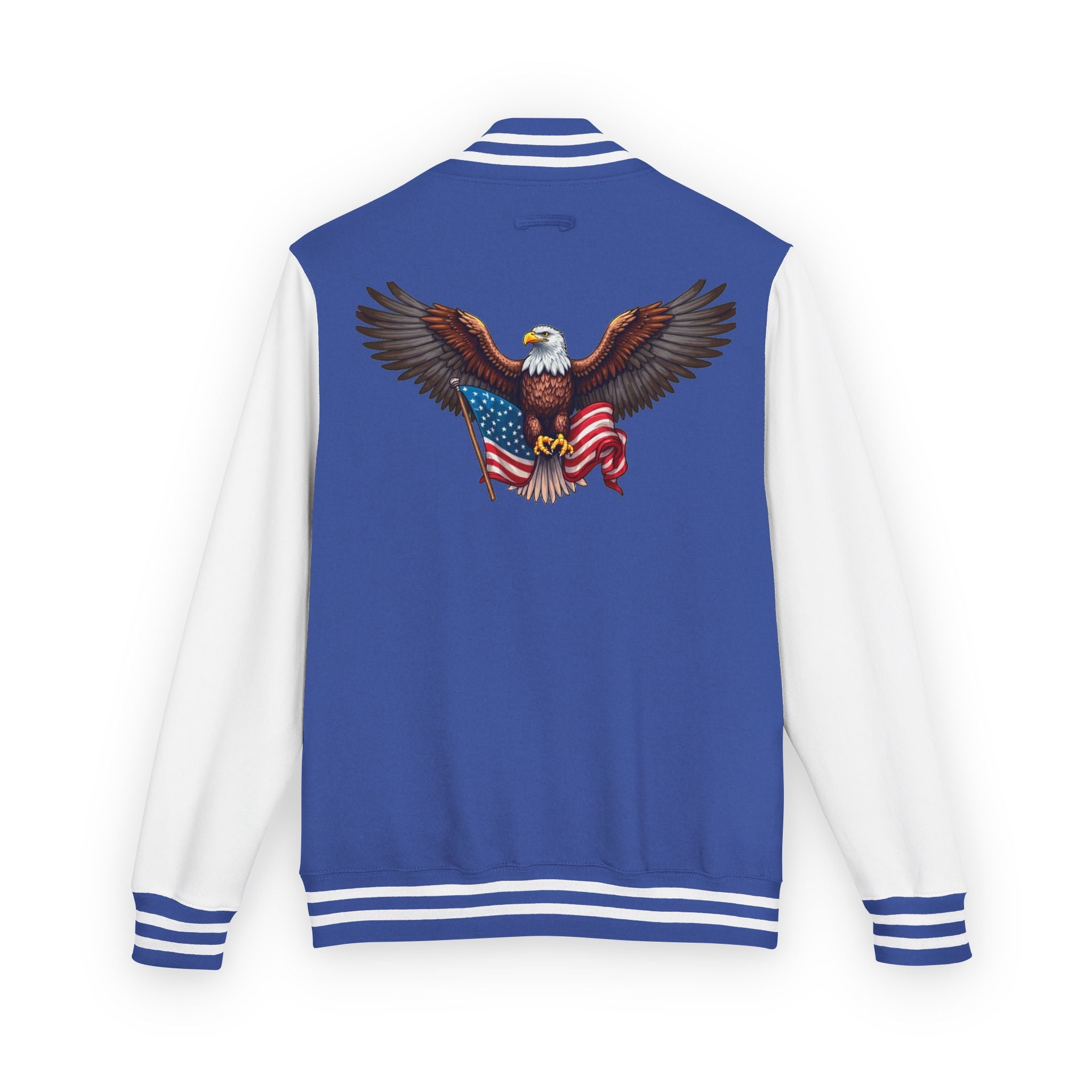 Patriotic Bald DJTgear Varsity Jacket