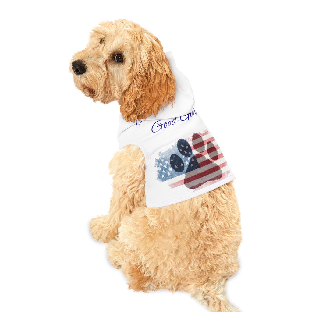 Pet Hoodie - "All American Good Girl"