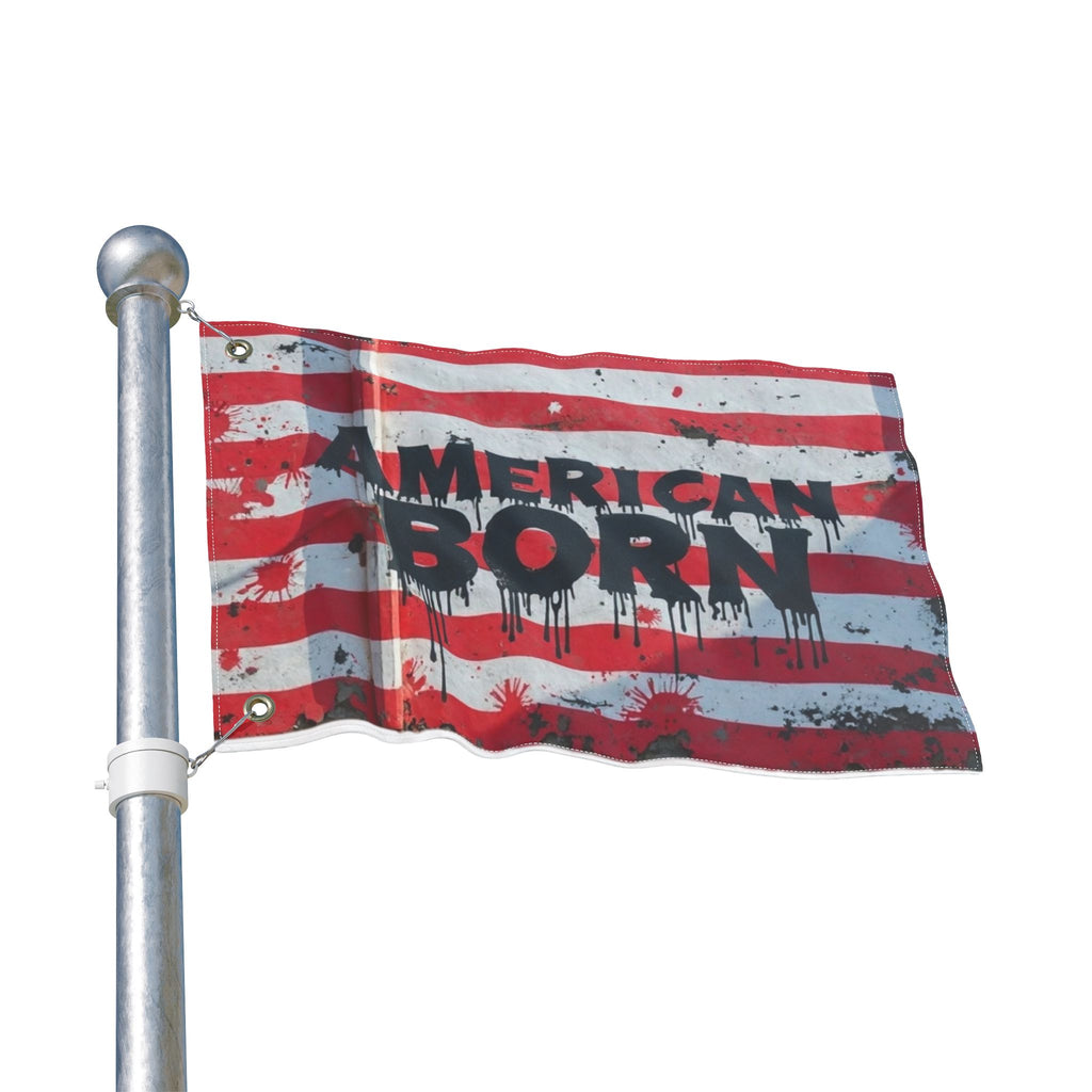 American Born Double-Sided Flag