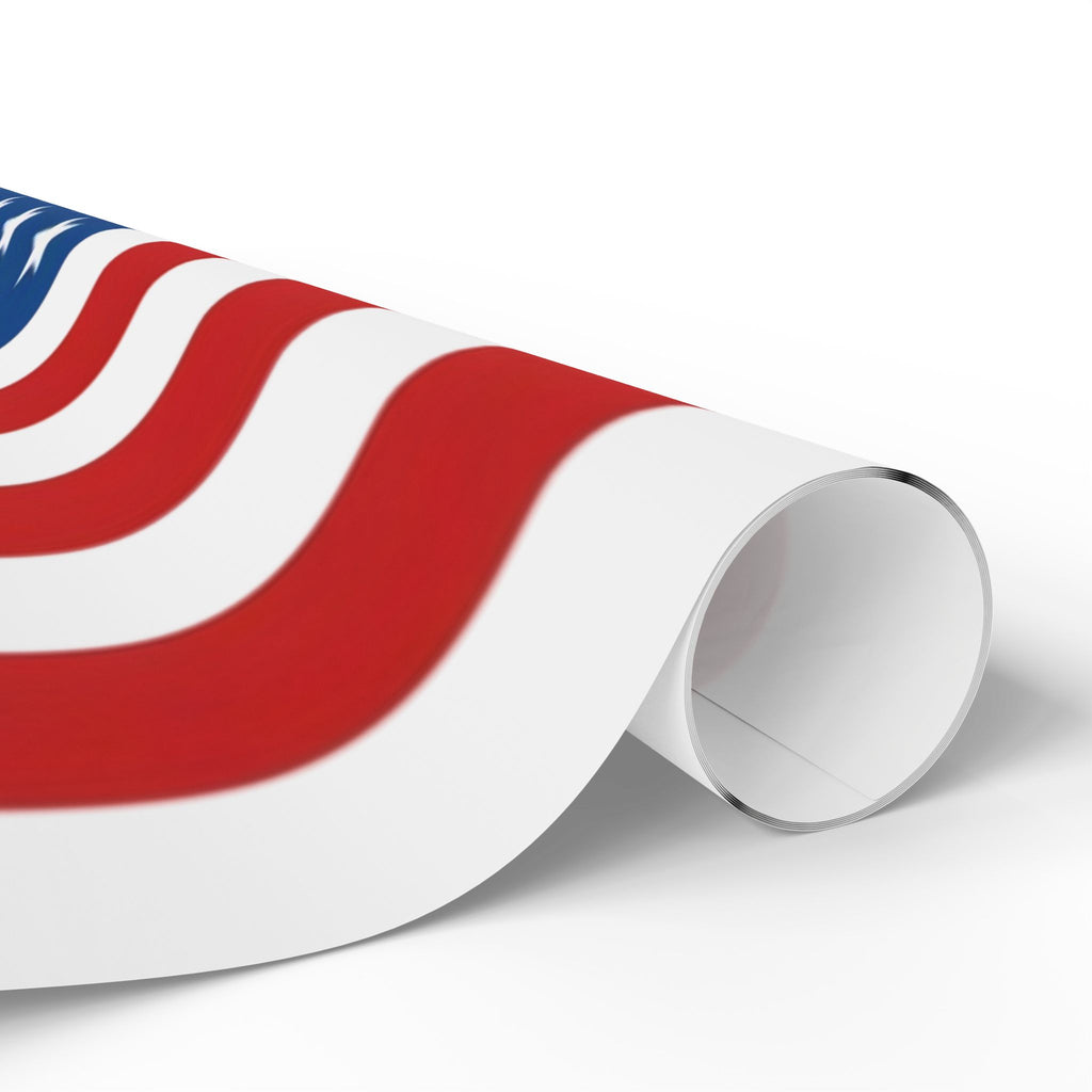 American Flag Wrapping Paper