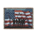 Woven American Soldier Blanket