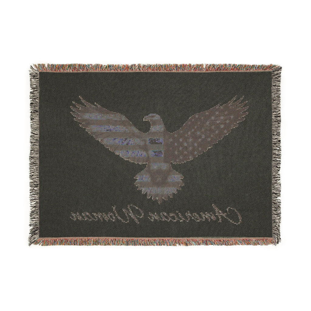 American Woman Woven Blanket