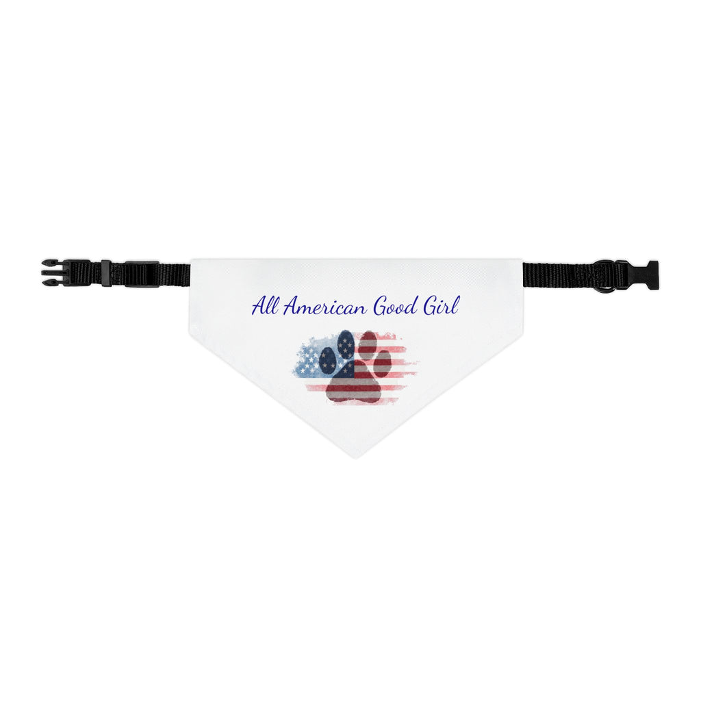 All American Good Girl Pet Bandana Collar