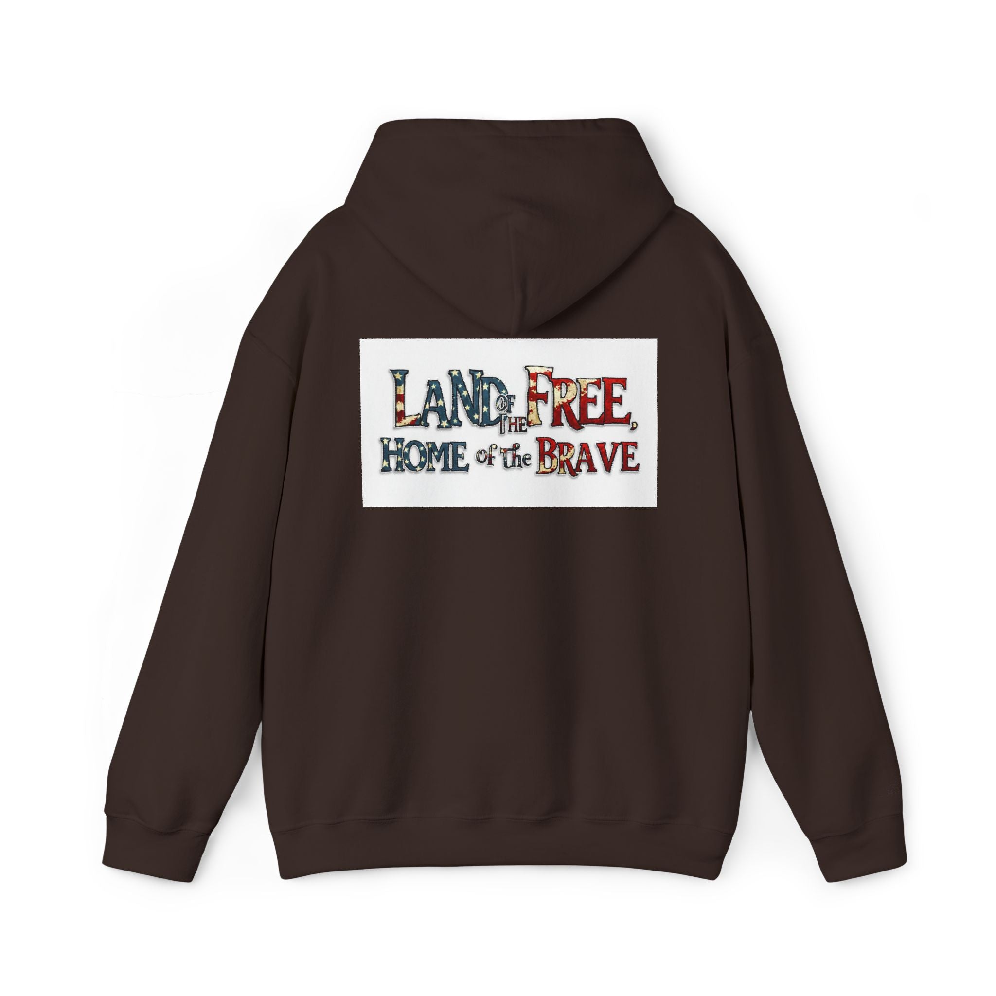 American 'Land of the Free, Home of the Brave' Hoodie