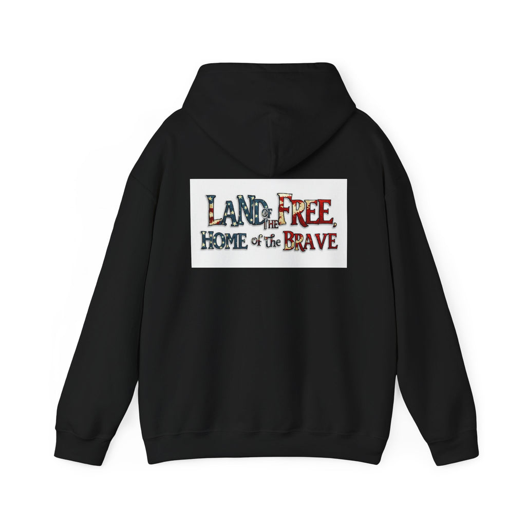 American 'Land of the Free, Home of the Brave' Hoodie