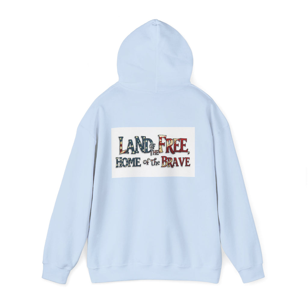 American 'Land of the Free, Home of the Brave' Hoodie