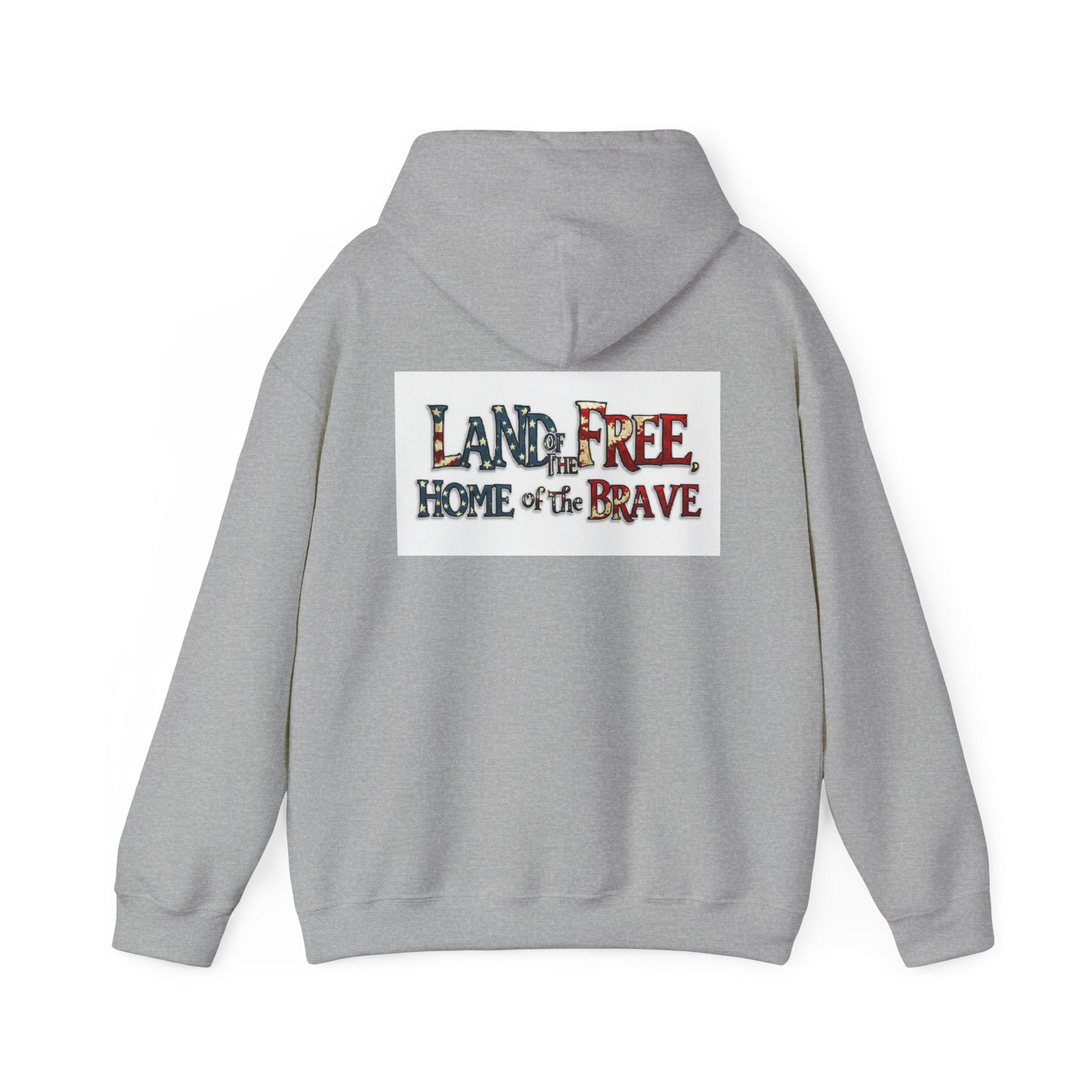 American 'Land of the Free, Home of the Brave' Hoodie