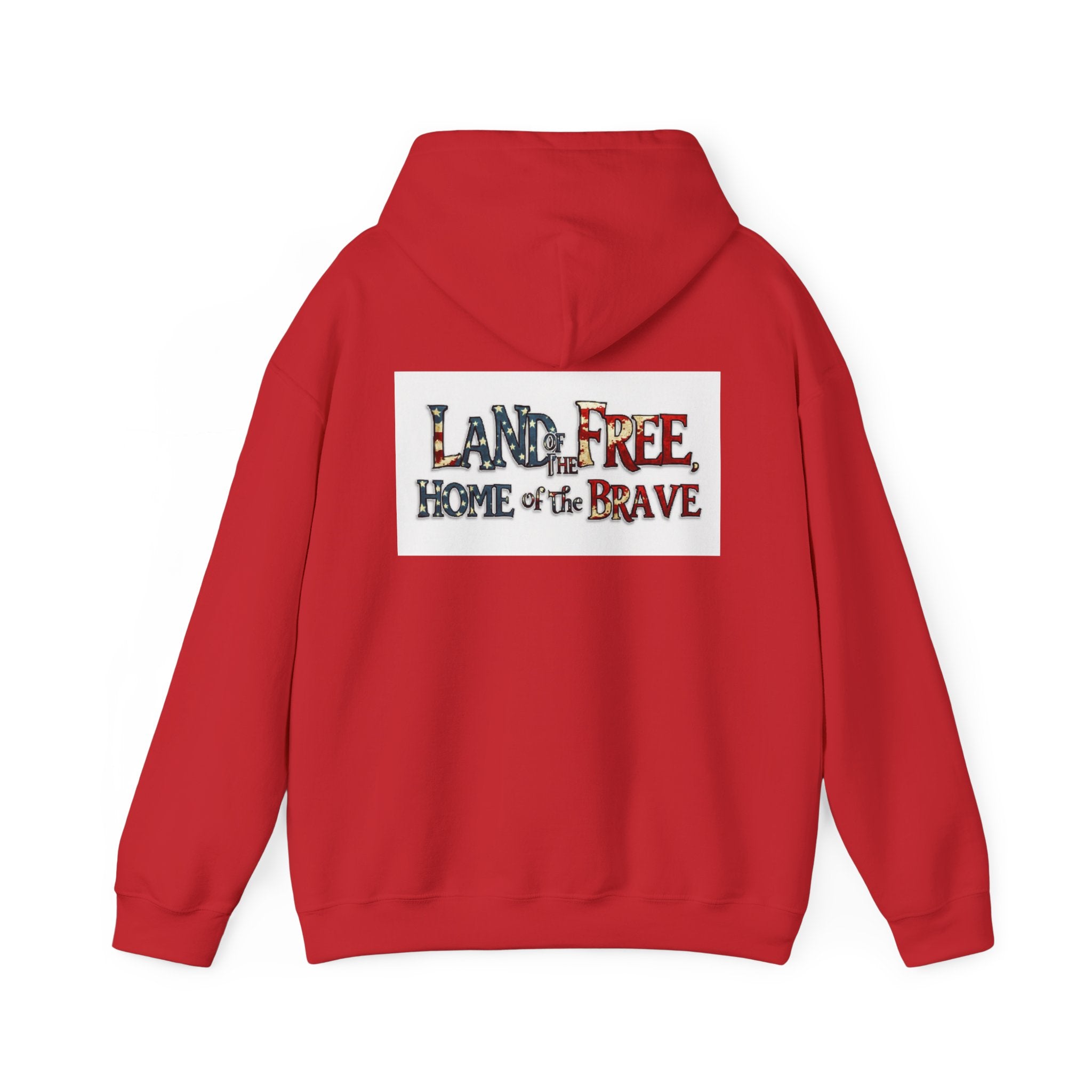 American 'Land of the Free, Home of the Brave' Hoodie