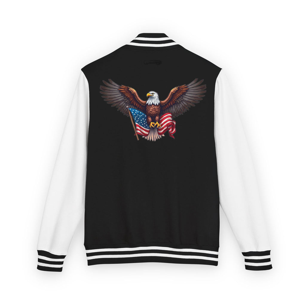 Patriotic Bald DJTgear Varsity Jacket