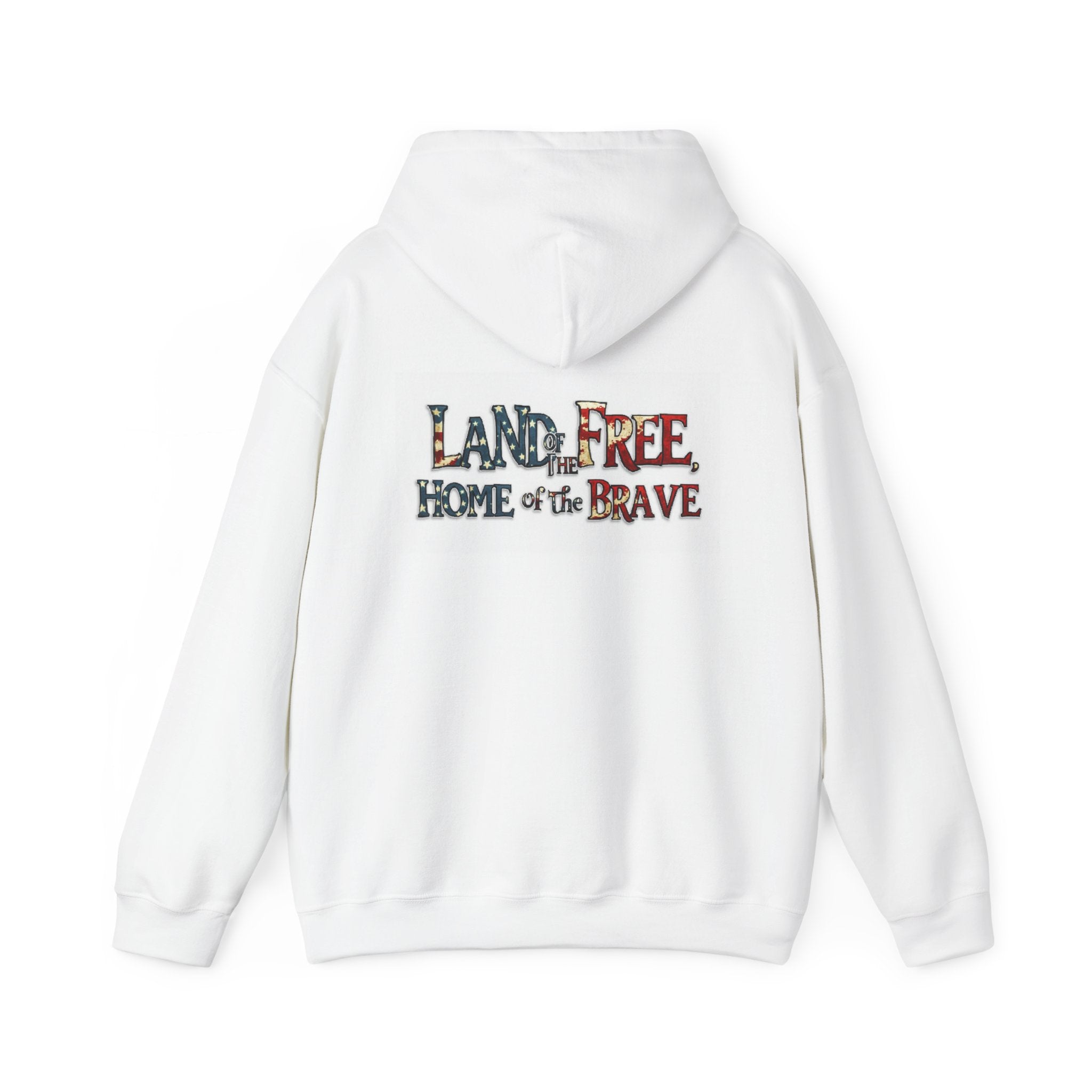 American 'Land of the Free, Home of the Brave' Hoodie