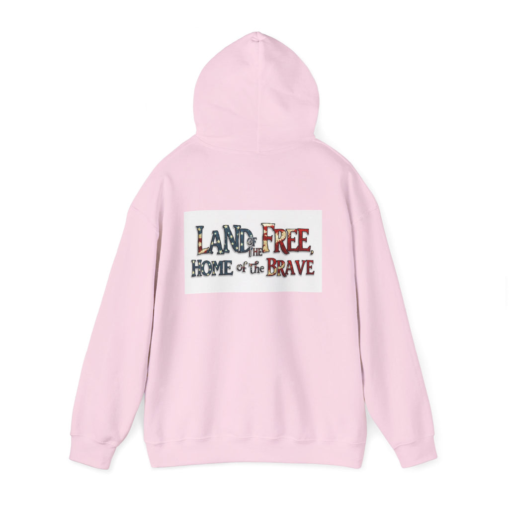 American 'Land of the Free, Home of the Brave' Hoodie