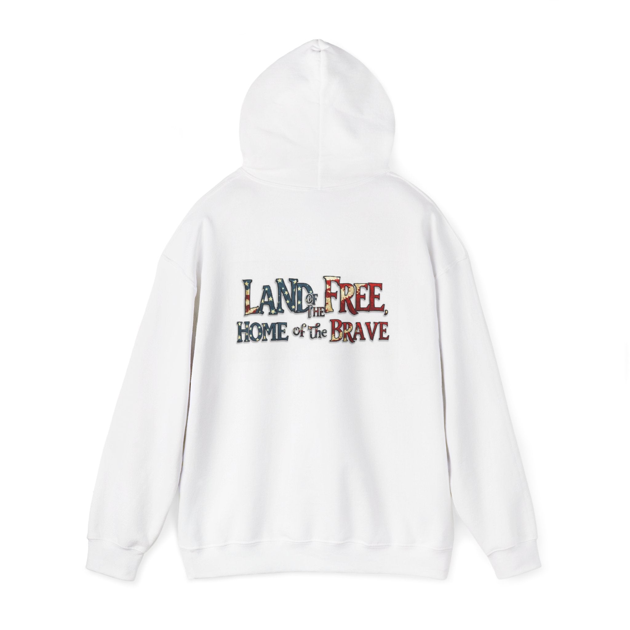 American 'Land of the Free, Home of the Brave' Hoodie