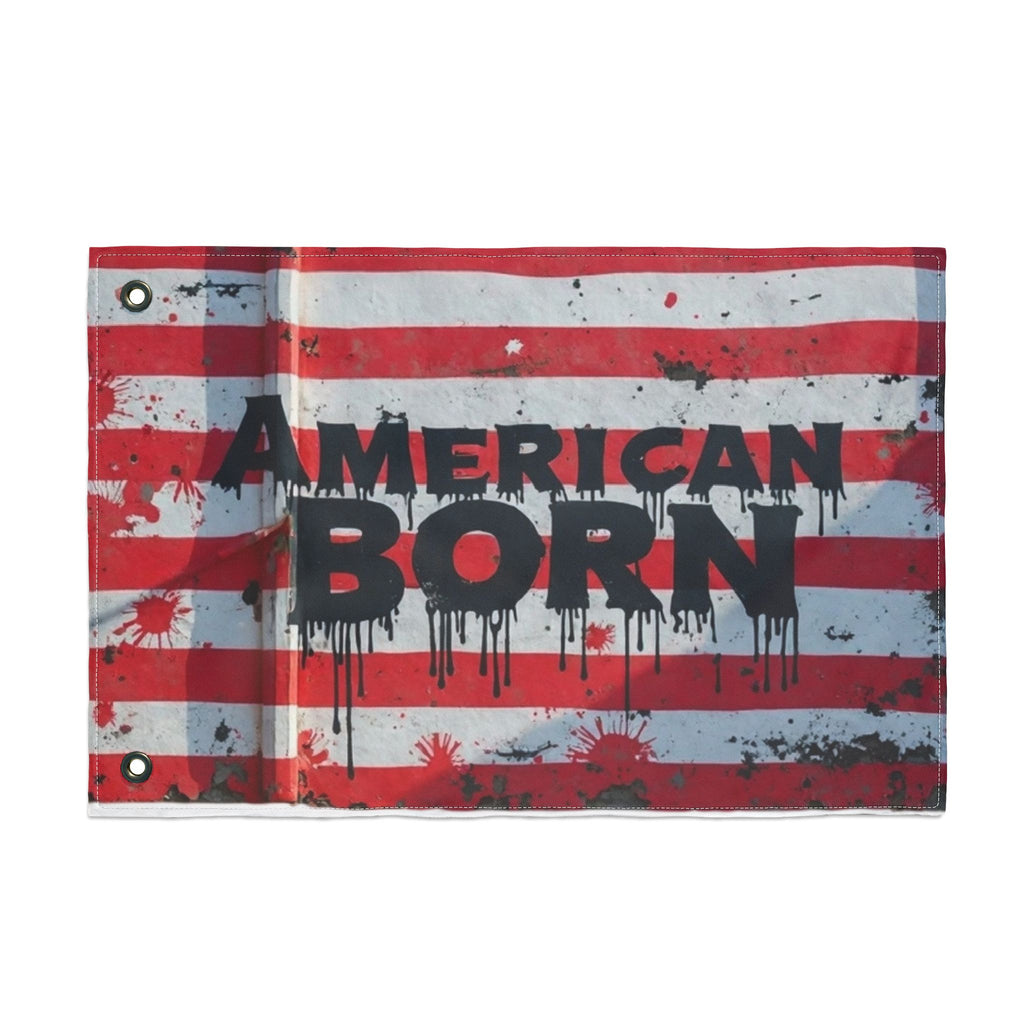 American Born Double-Sided Flag