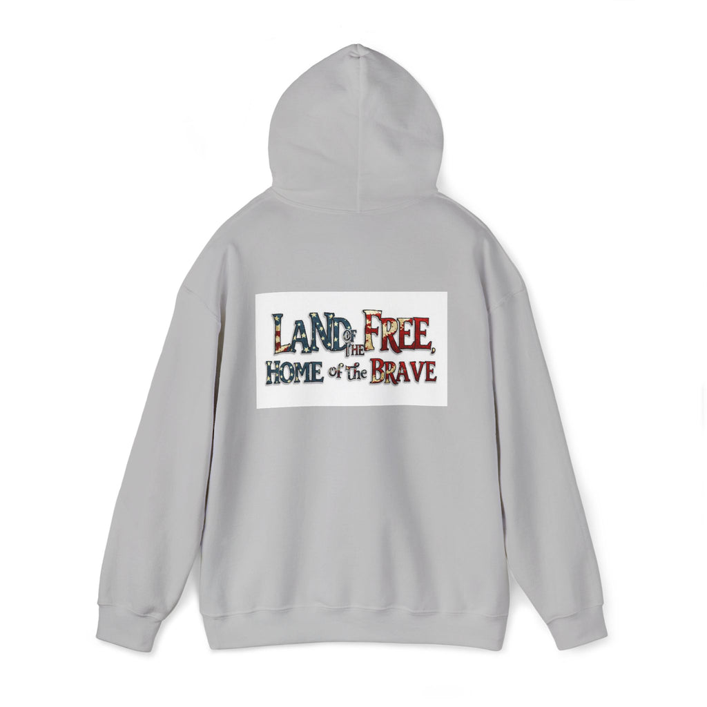 American 'Land of the Free, Home of the Brave' Hoodie