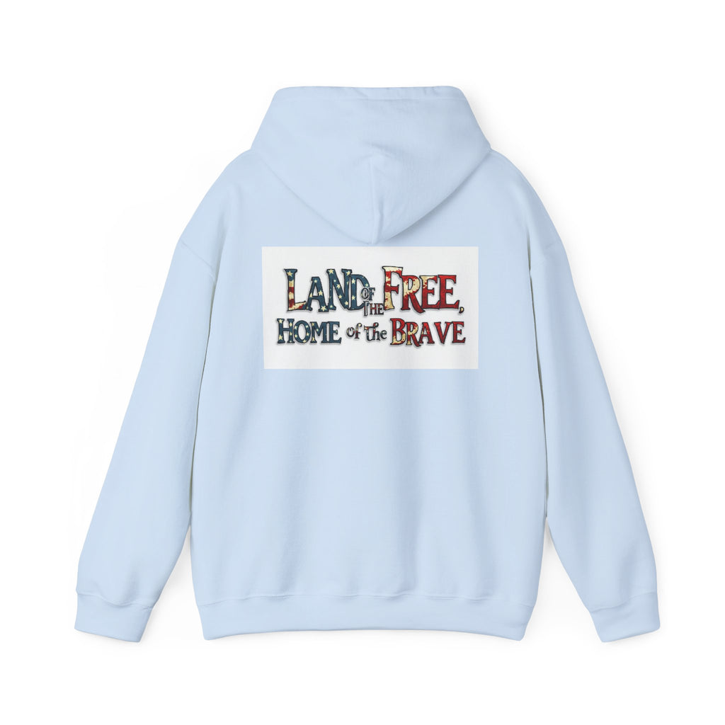American 'Land of the Free, Home of the Brave' Hoodie