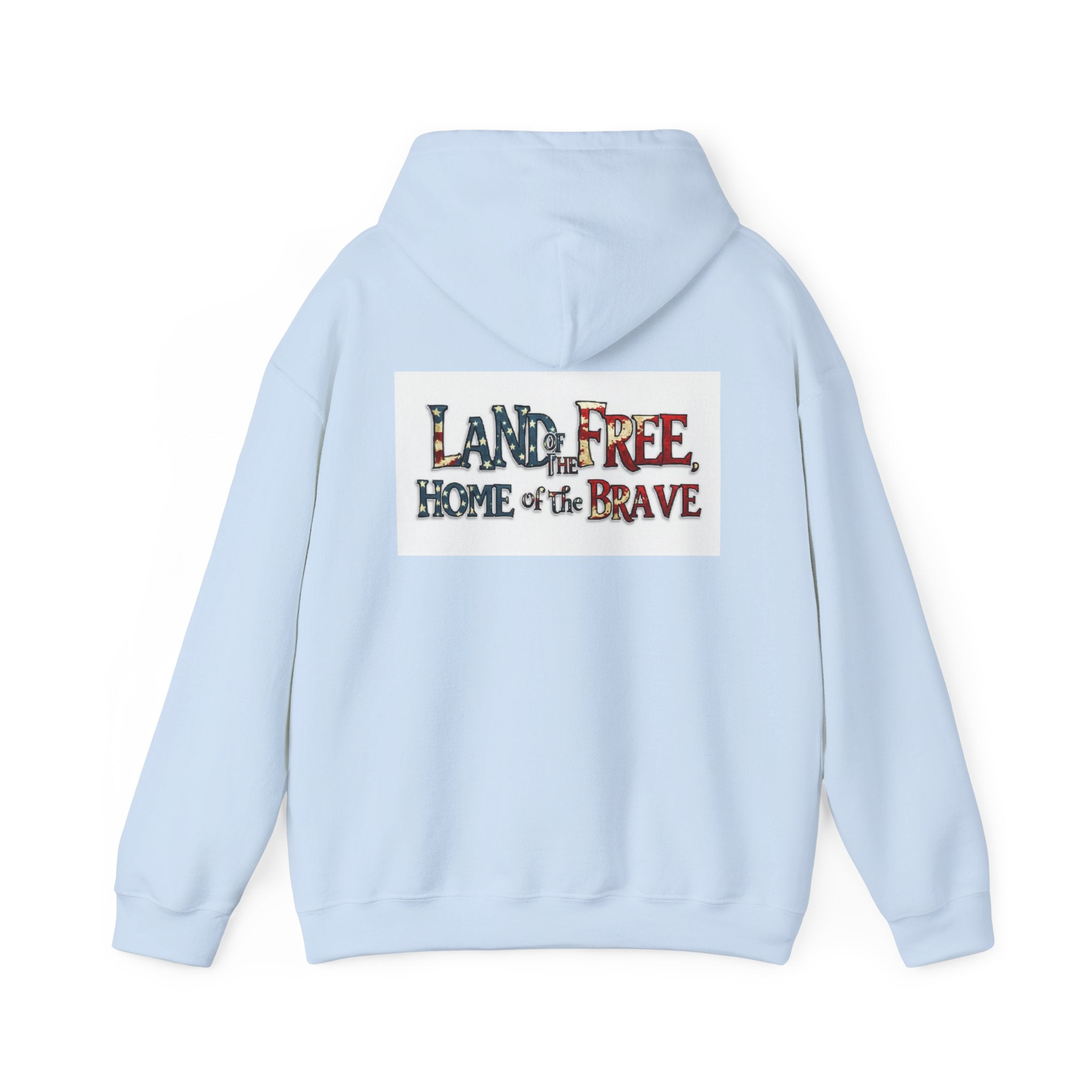 American 'Land of the Free, Home of the Brave' Hoodie