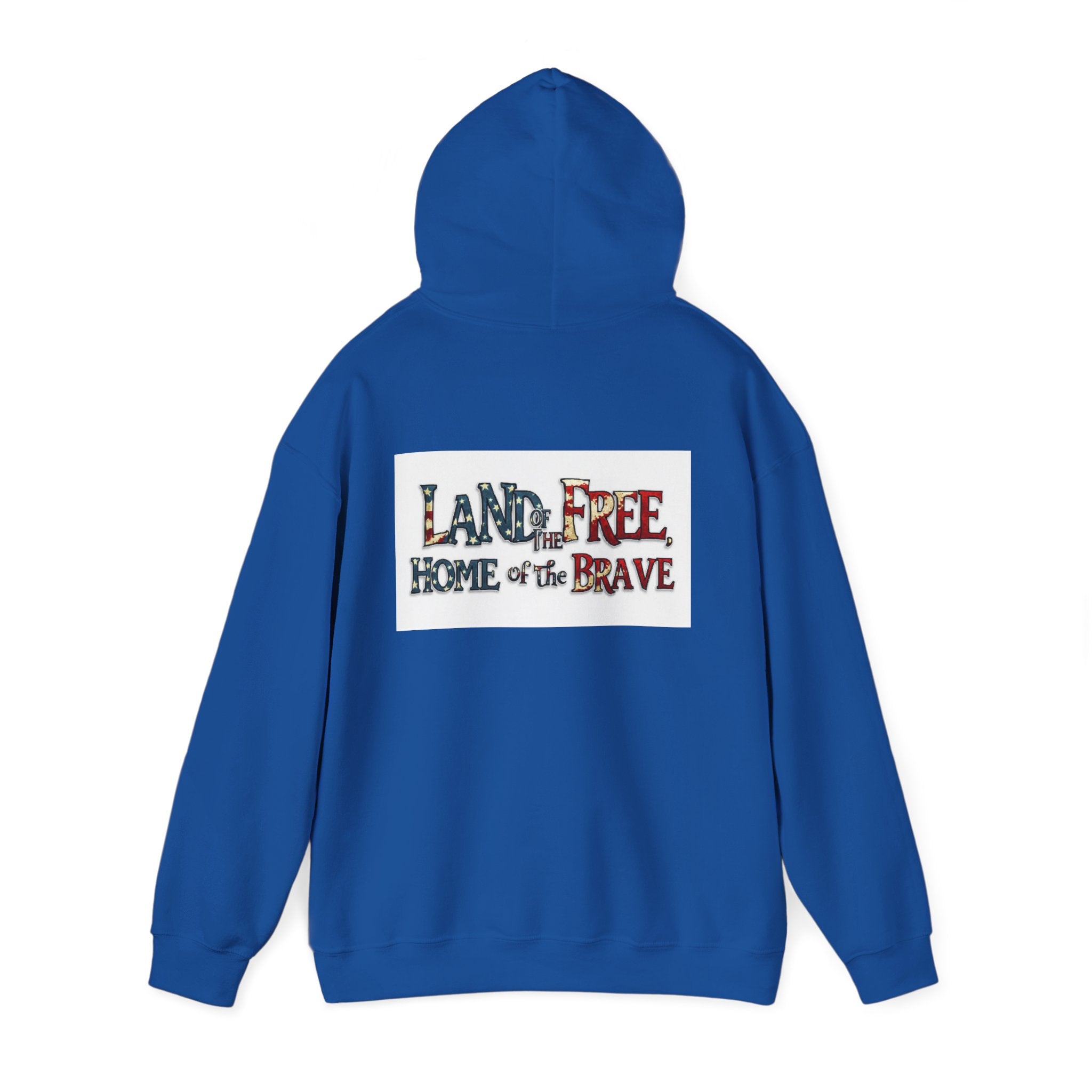 American 'Land of the Free, Home of the Brave' Hoodie