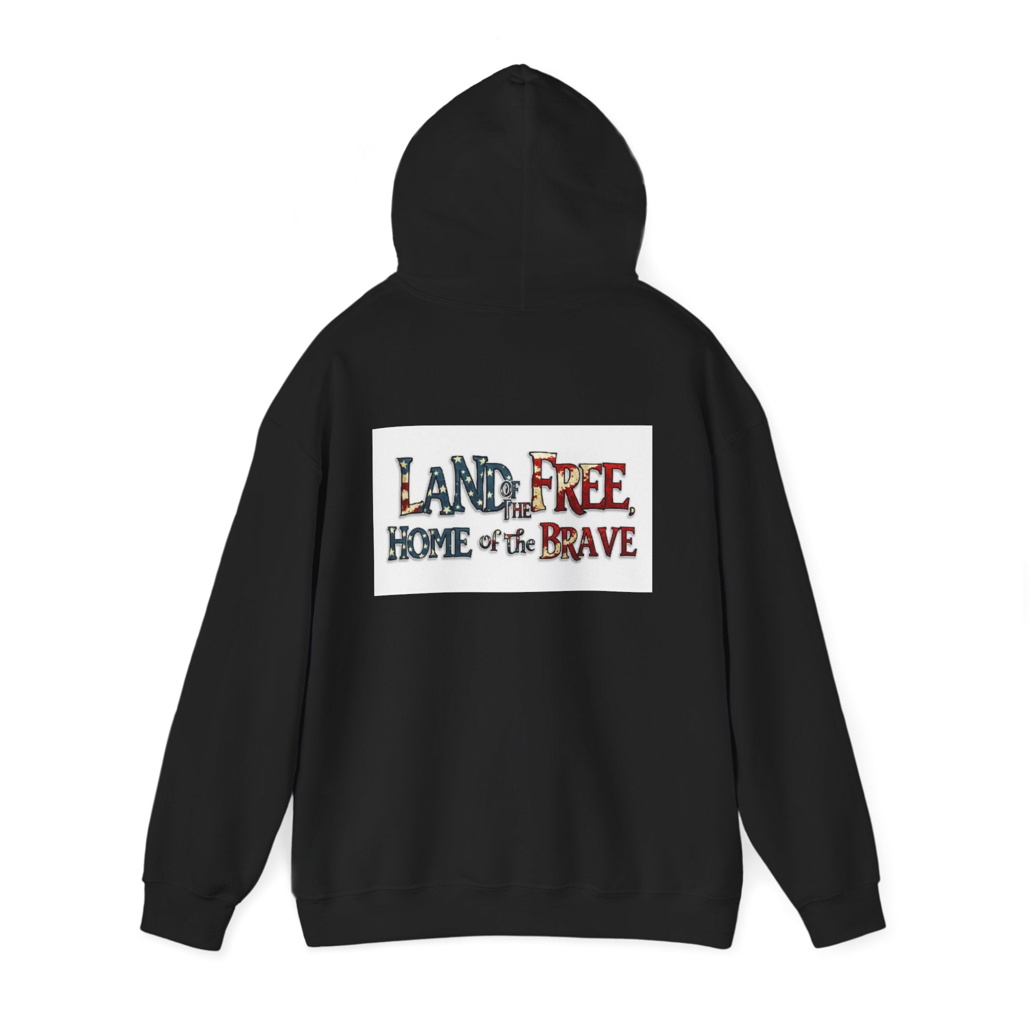 American 'Land of the Free, Home of the Brave' Hoodie