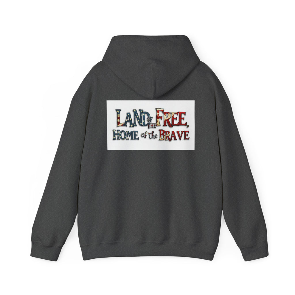 American 'Land of the Free, Home of the Brave' Hoodie