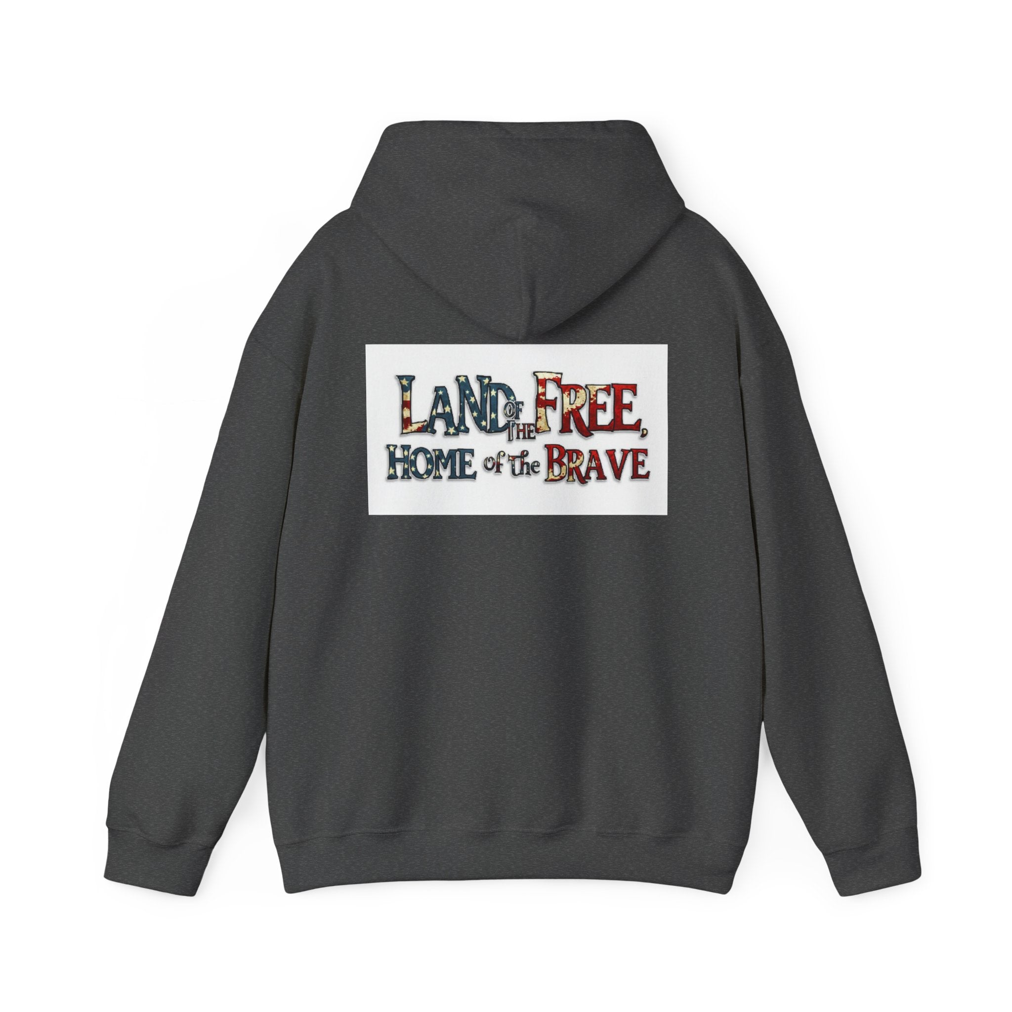 American 'Land of the Free, Home of the Brave' Hoodie