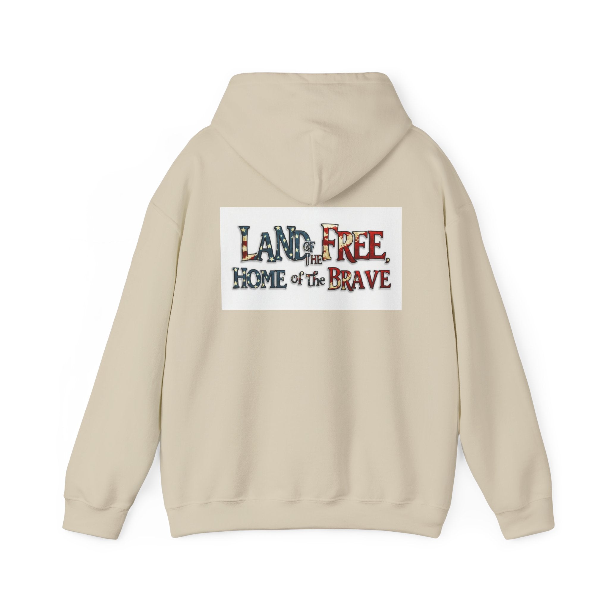 American 'Land of the Free, Home of the Brave' Hoodie