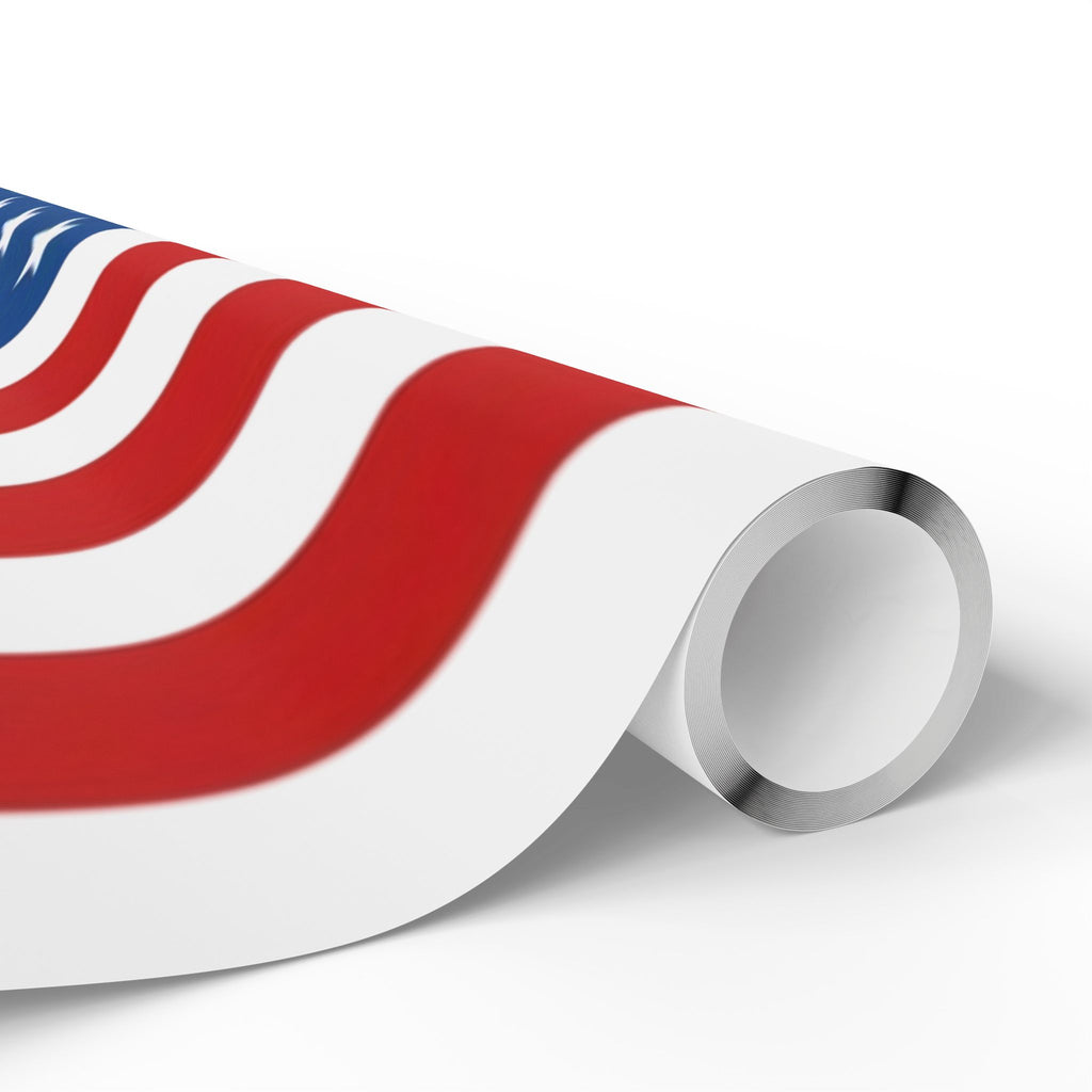 American Flag Wrapping Paper