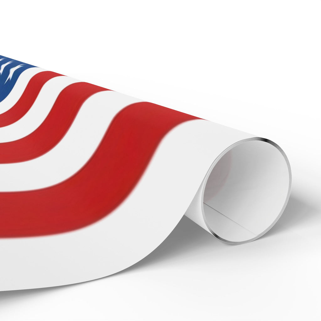 American Flag Wrapping Paper