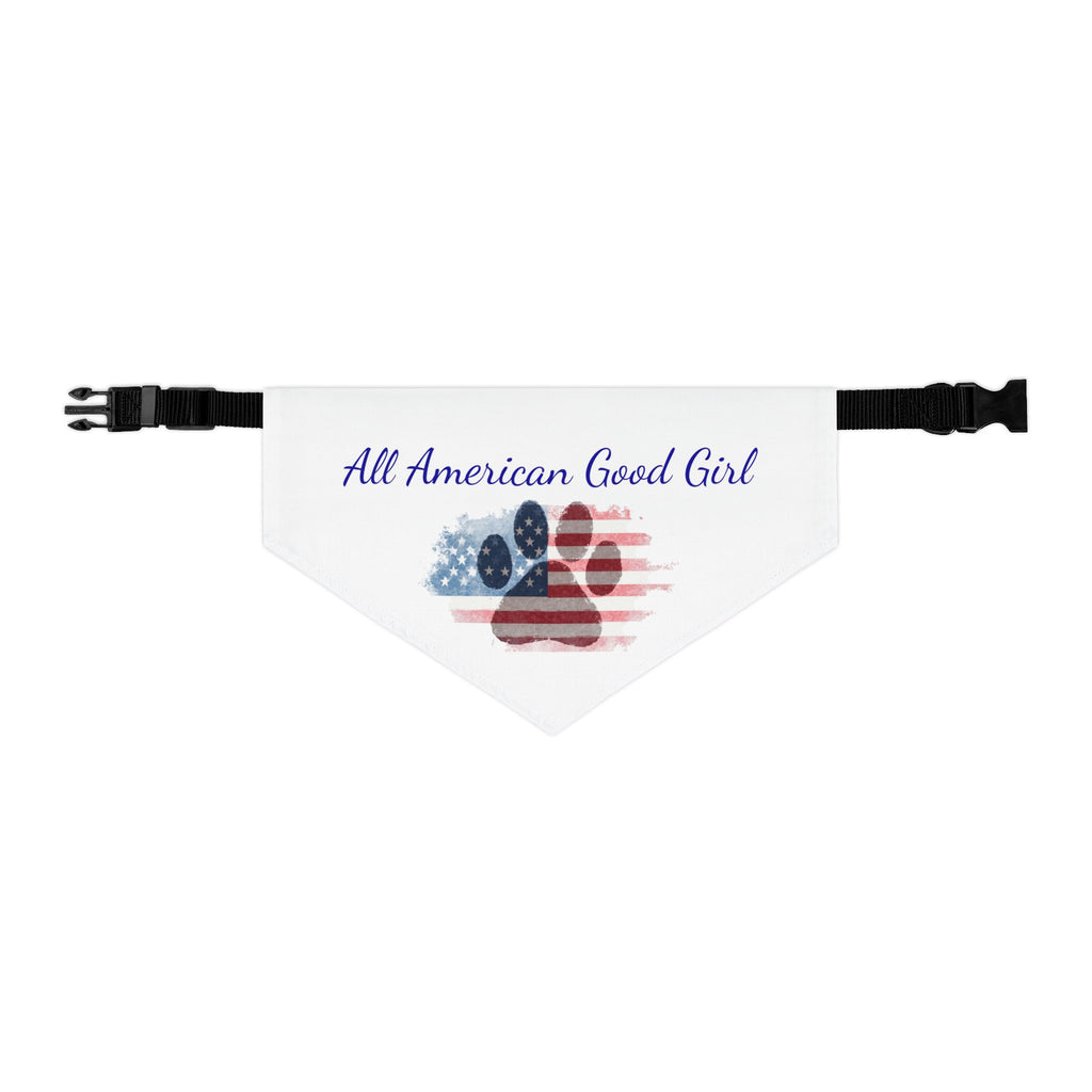 All American Good Girl Pet Bandana Collar