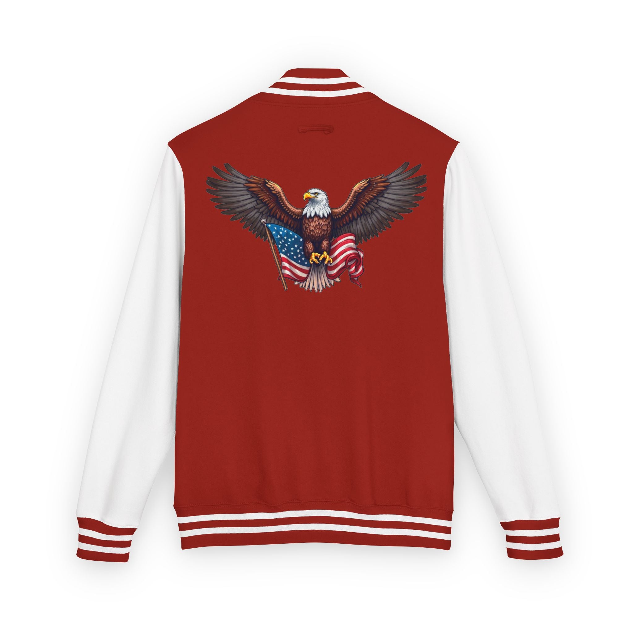 Patriotic Bald DJTgear Varsity Jacket