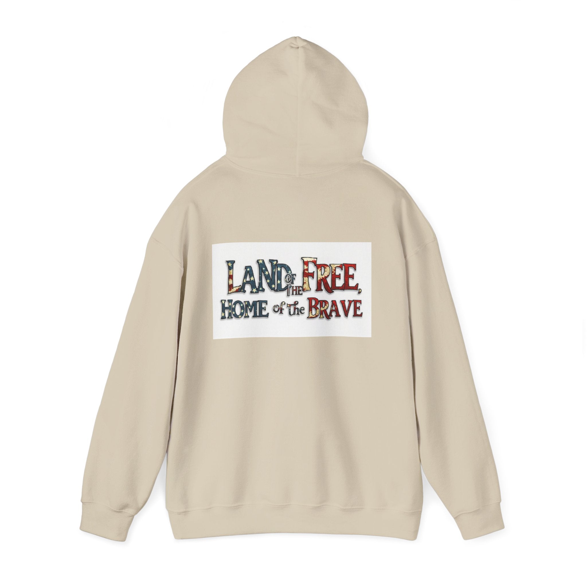 American 'Land of the Free, Home of the Brave' Hoodie