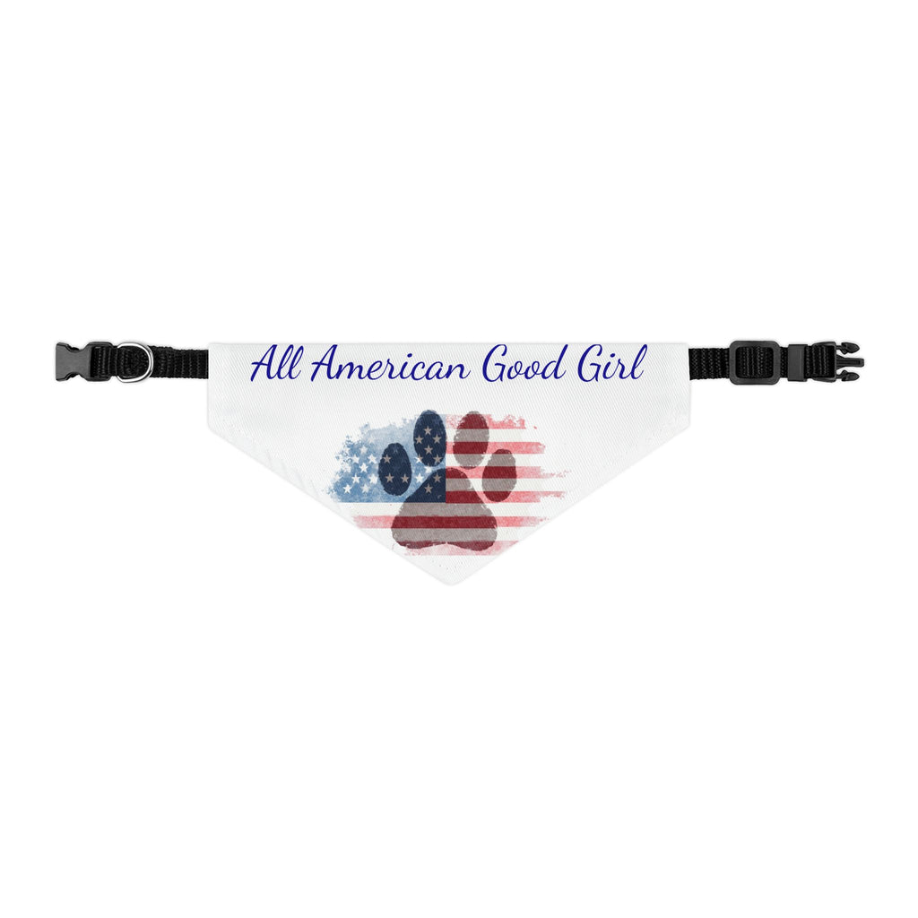 All American Good Girl Pet Bandana Collar