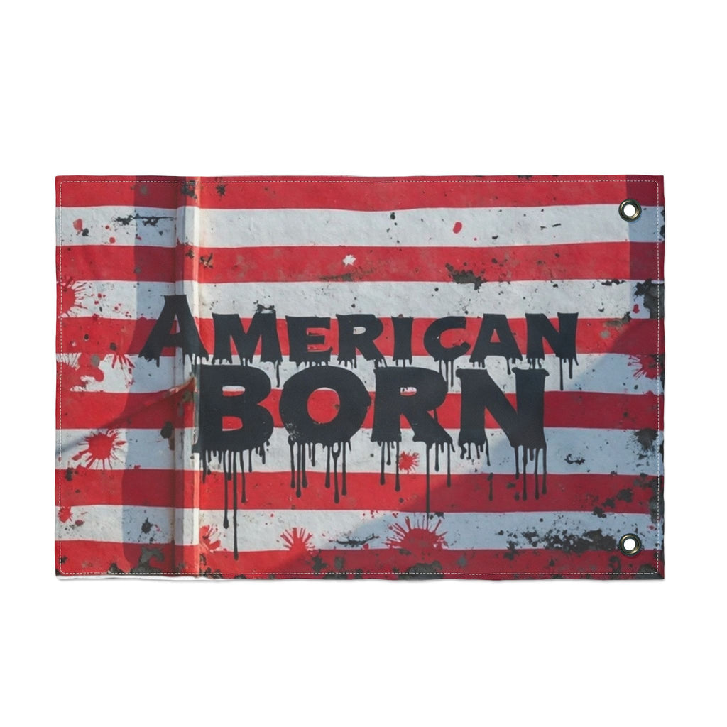 American Born Double-Sided Flag