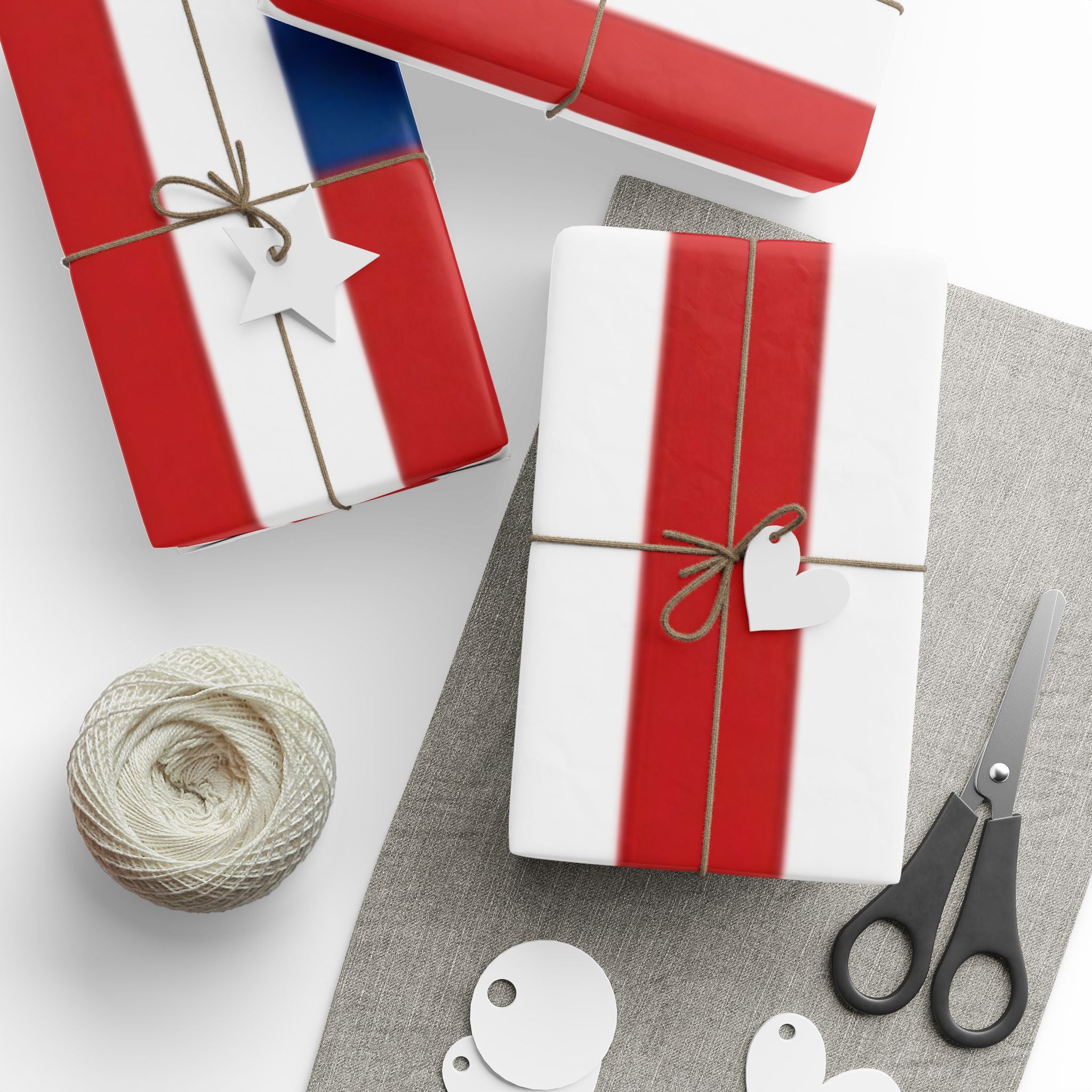 American Flag Wrapping Paper