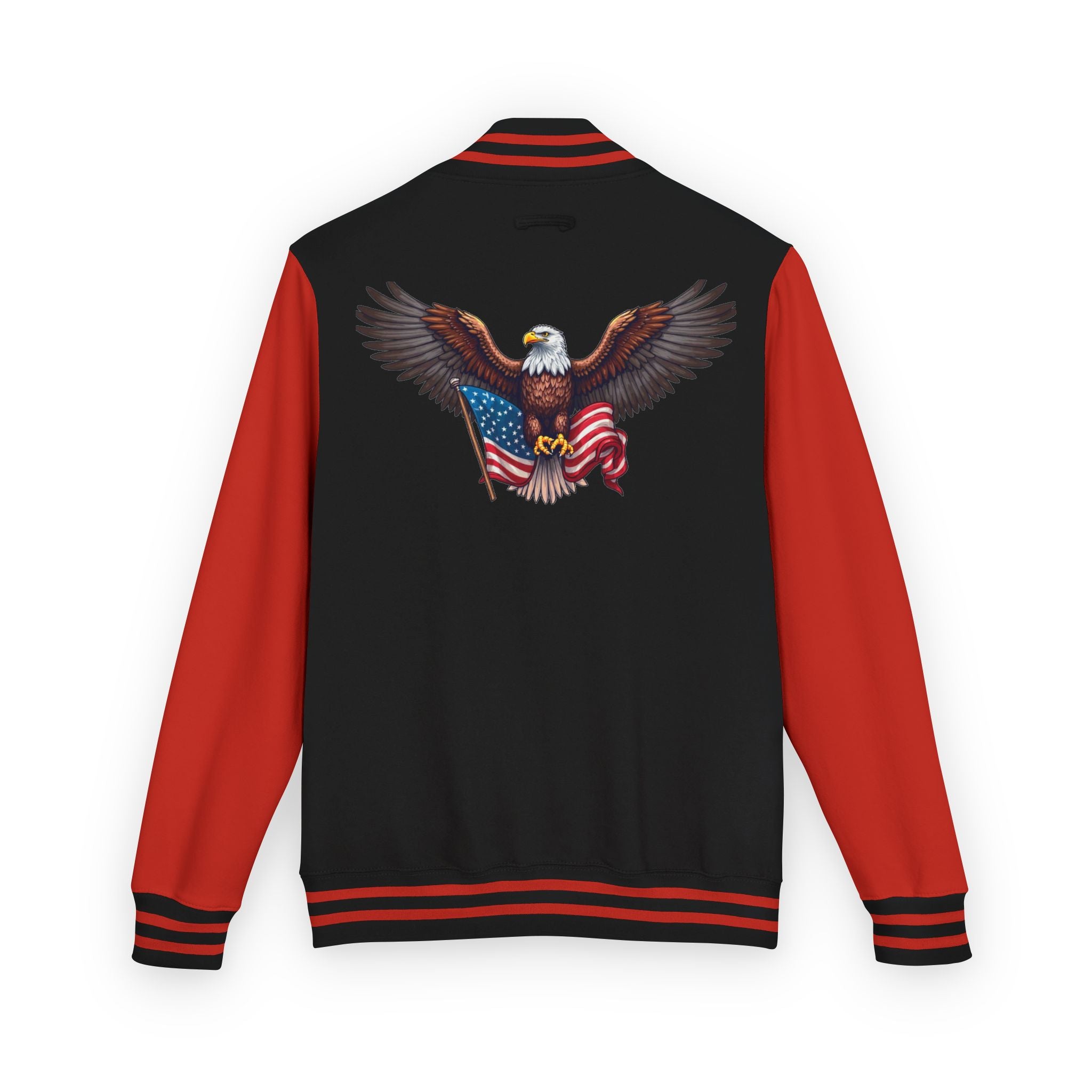Patriotic Bald DJTgear Varsity Jacket