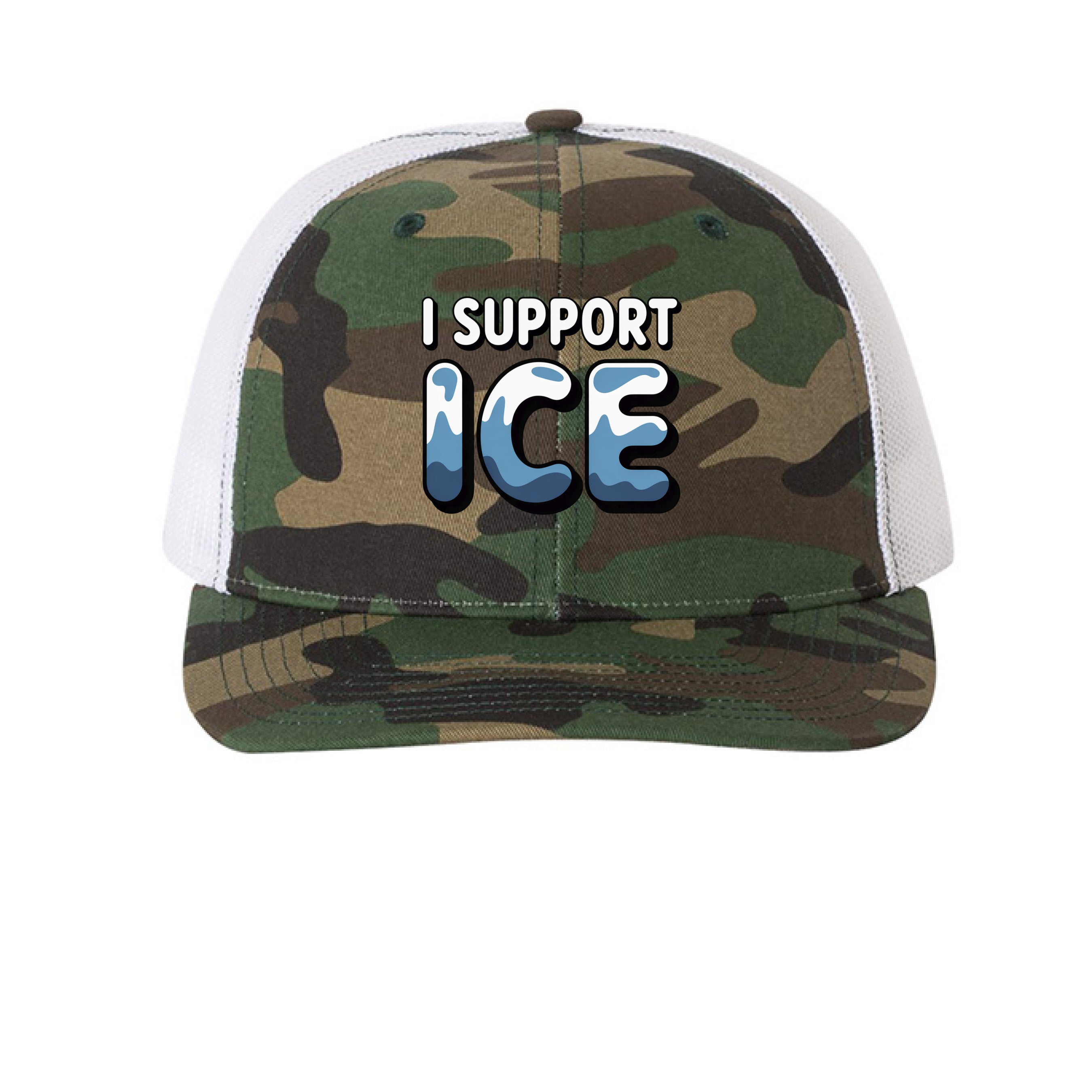 Army Camo/ White - FRONT