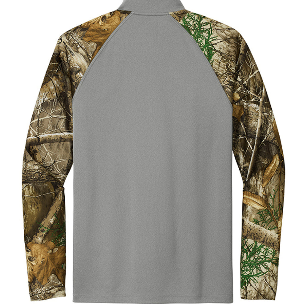Grey Concrete Heather/ Realtree Edge - BACK